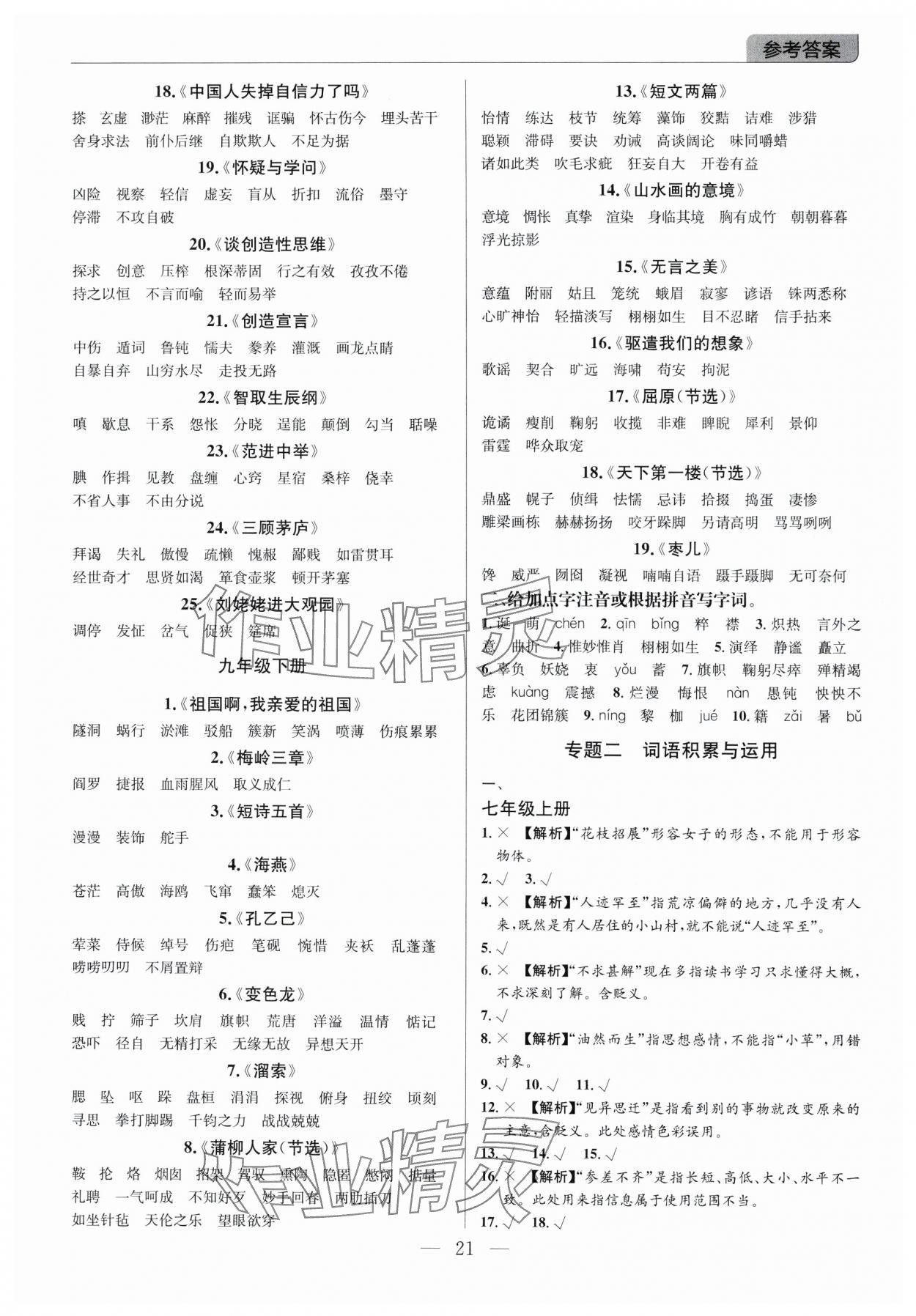 2025年廣東名師講練通中考總復習語文 第21頁