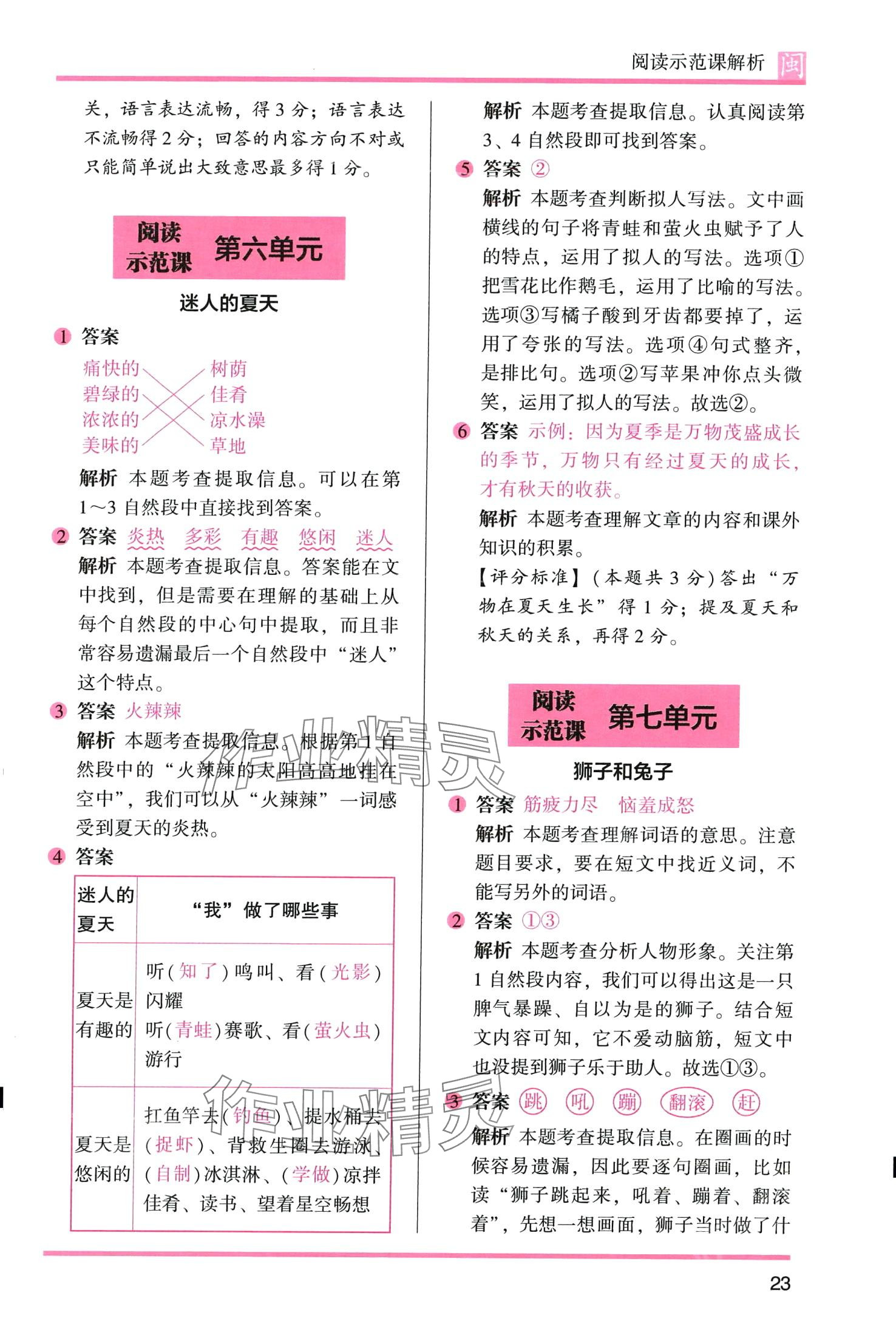 2024年木頭馬閱讀力測評一年級語文人教版B版福建專版 第4頁