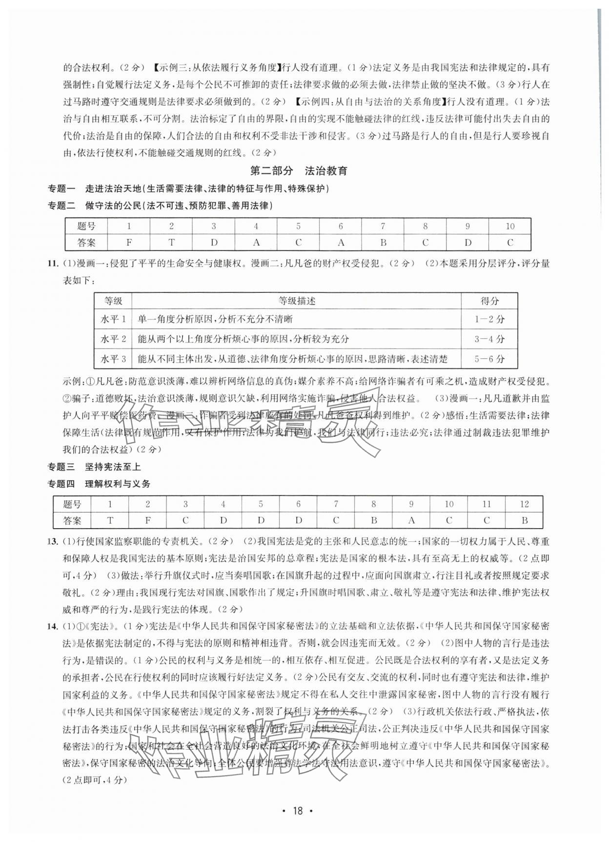 2025年知識點解讀中考歷史與社會道德與法治 參考答案第18頁