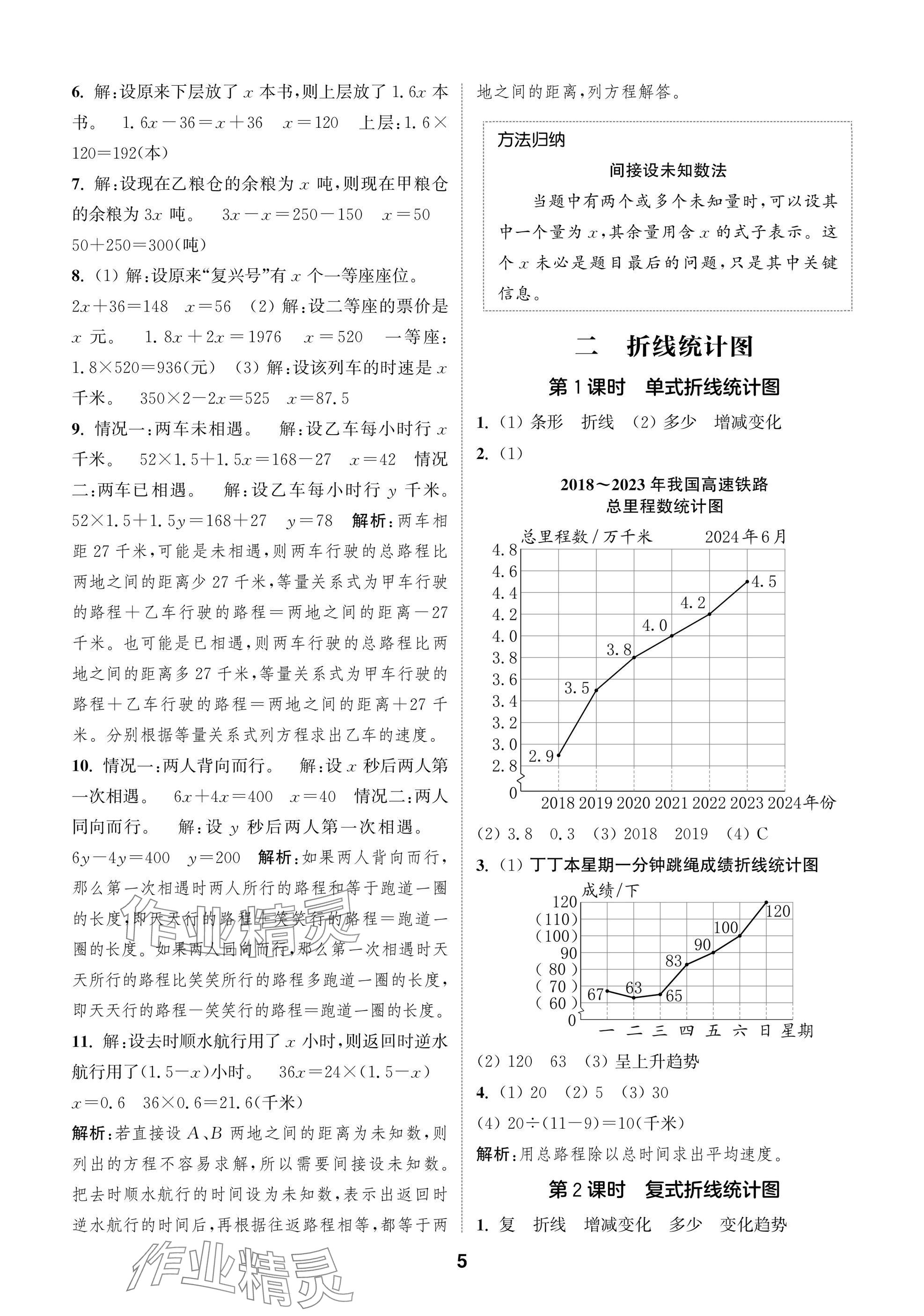 2025年通城學典閱讀與闖關五年級數學下冊蘇教版 第5頁