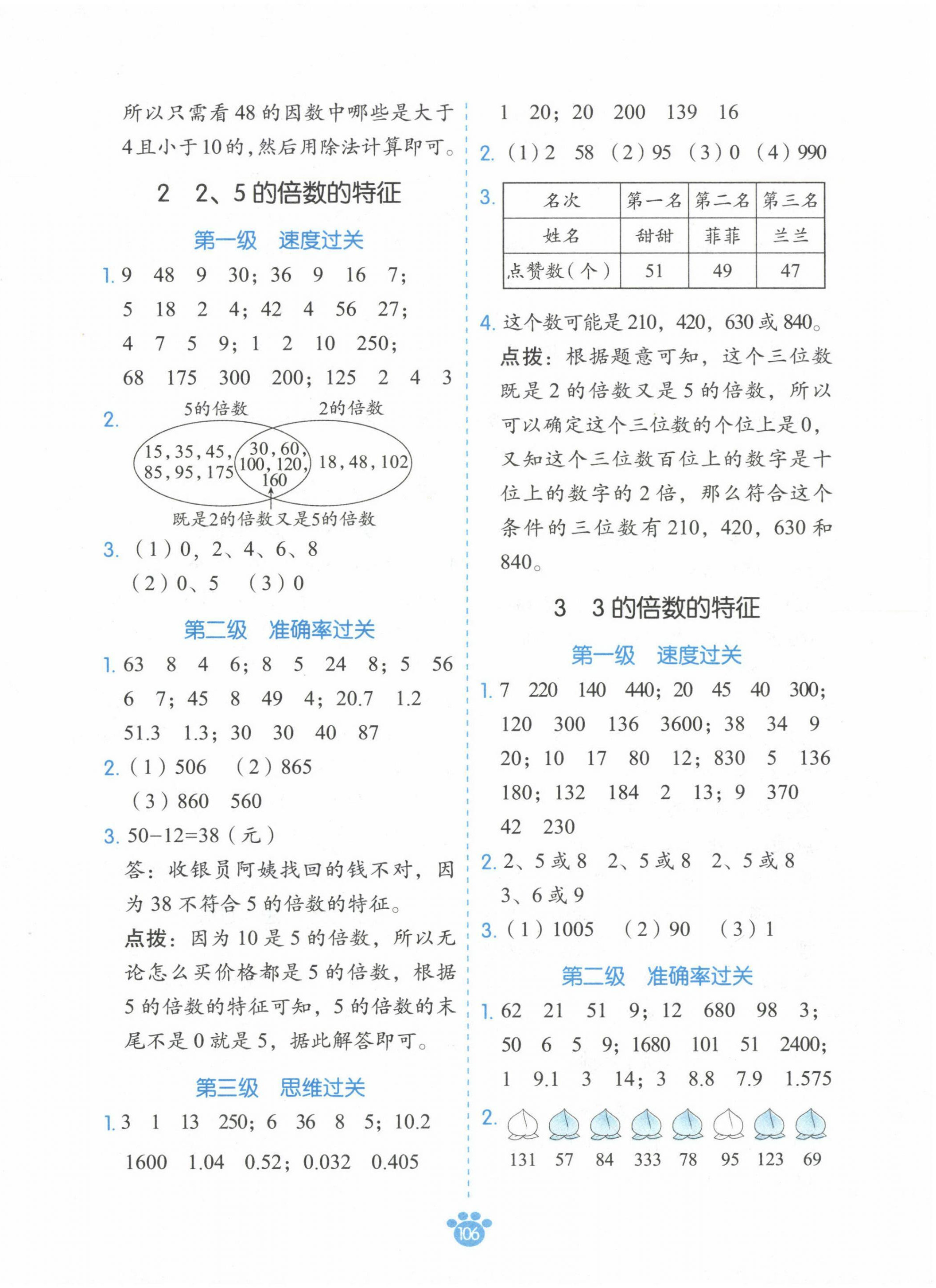 2025年分级计算五年级数学下册人教版&nbsp;第2页
