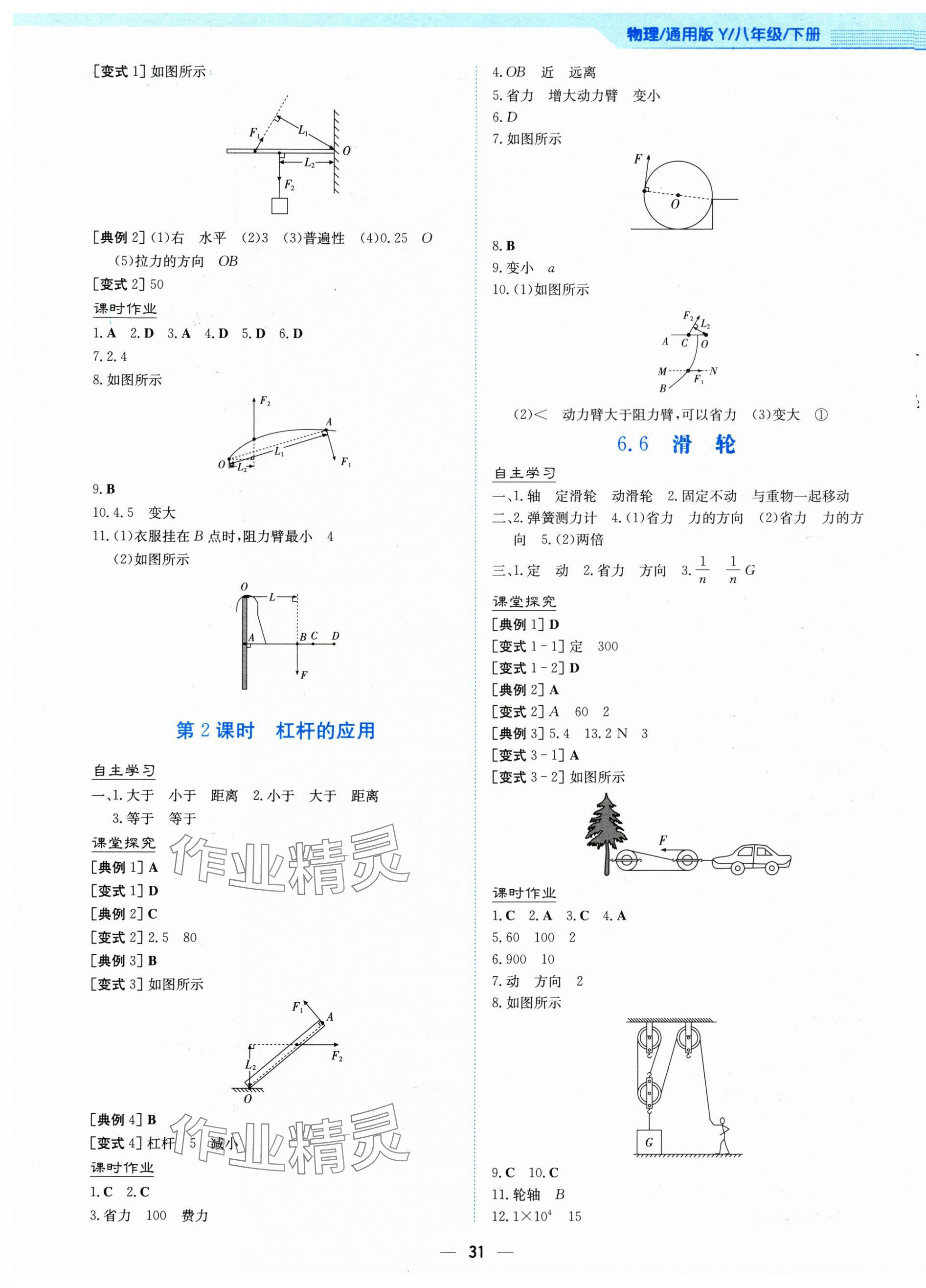 2025年新编基础训练八年级物理下册沪粤版 第3页