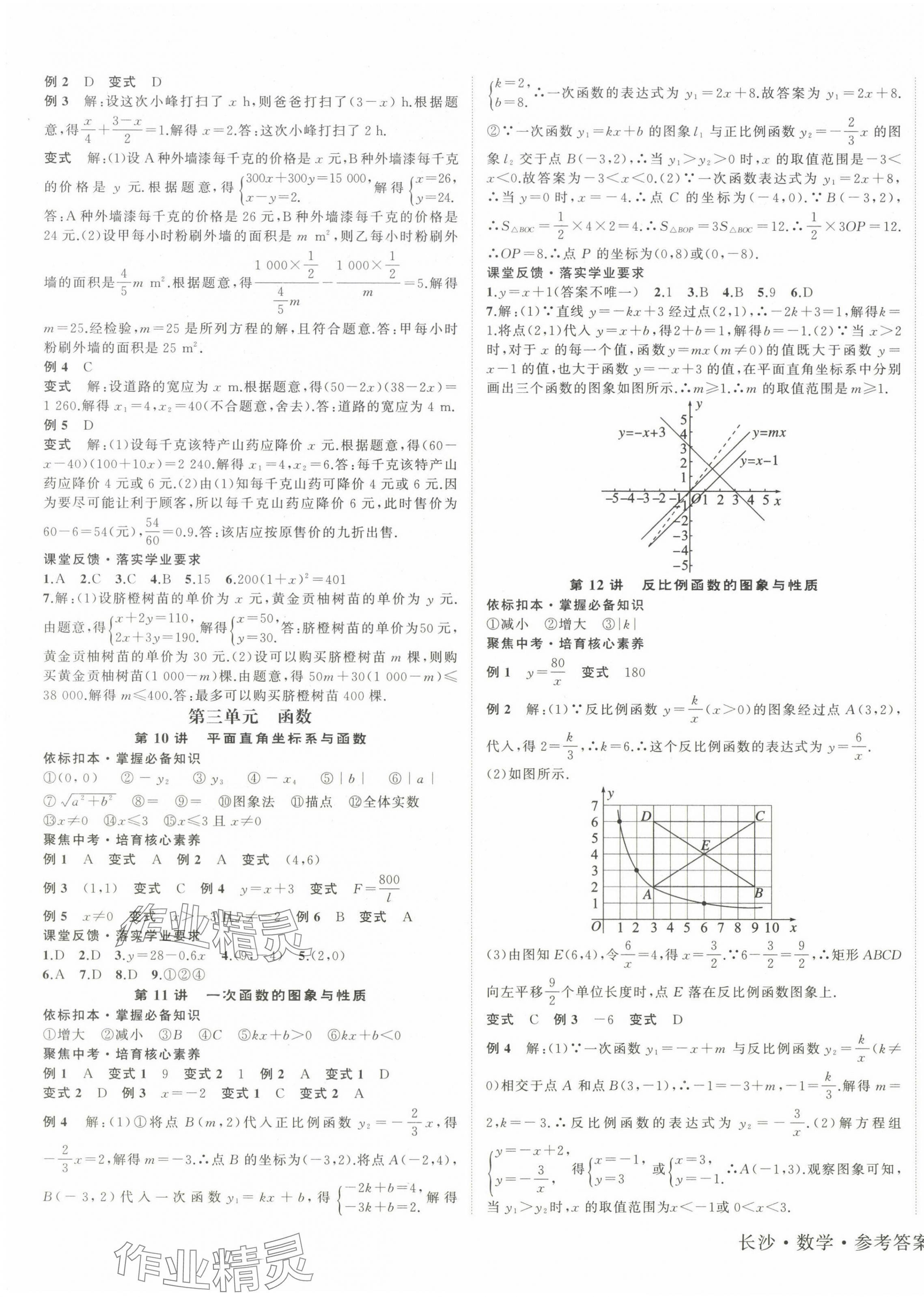 2025年星城中考數(shù)學(xué)長沙專版 第3頁