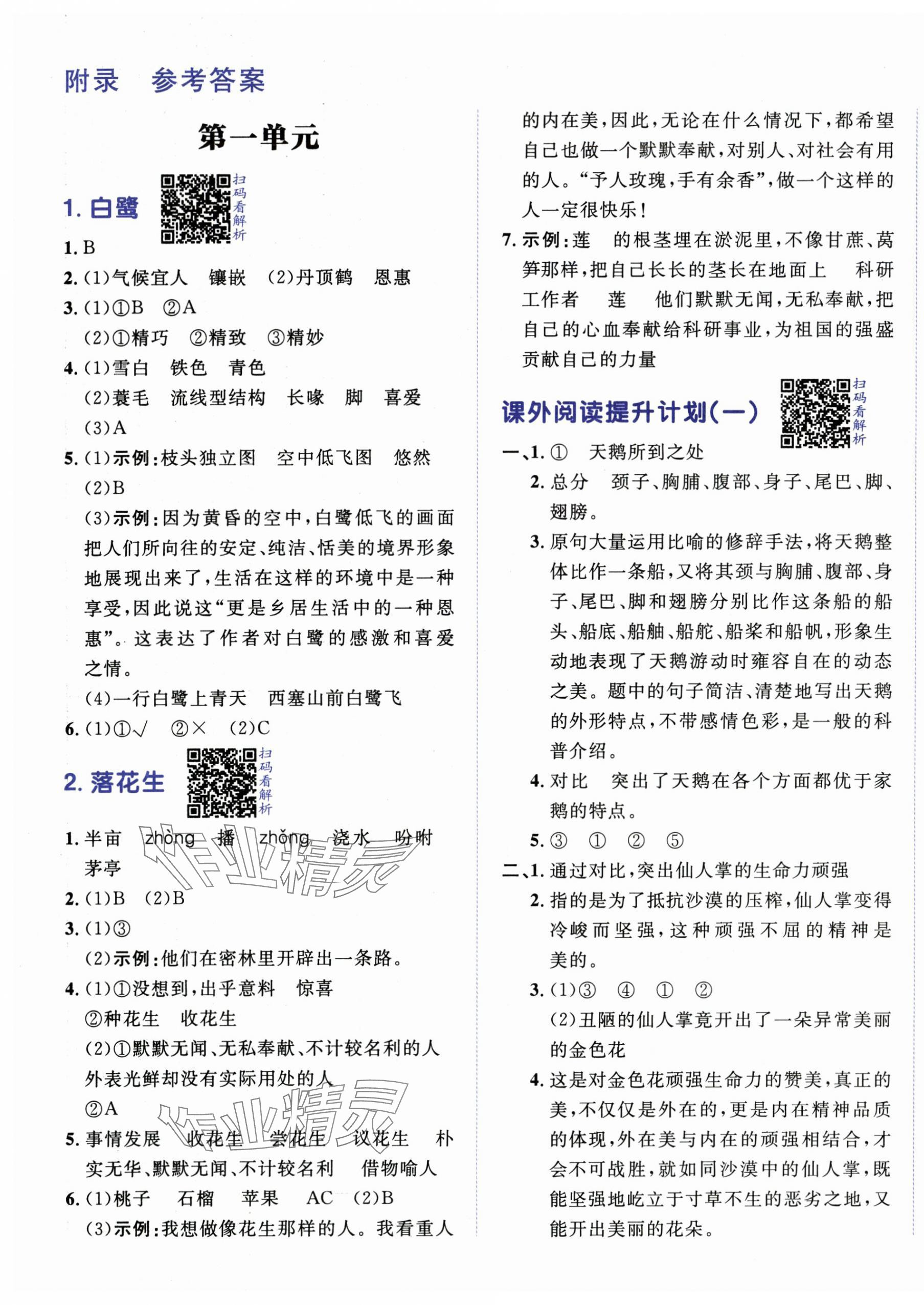 2025年阳光计划小学同步五年级语文上册人教版 第1页