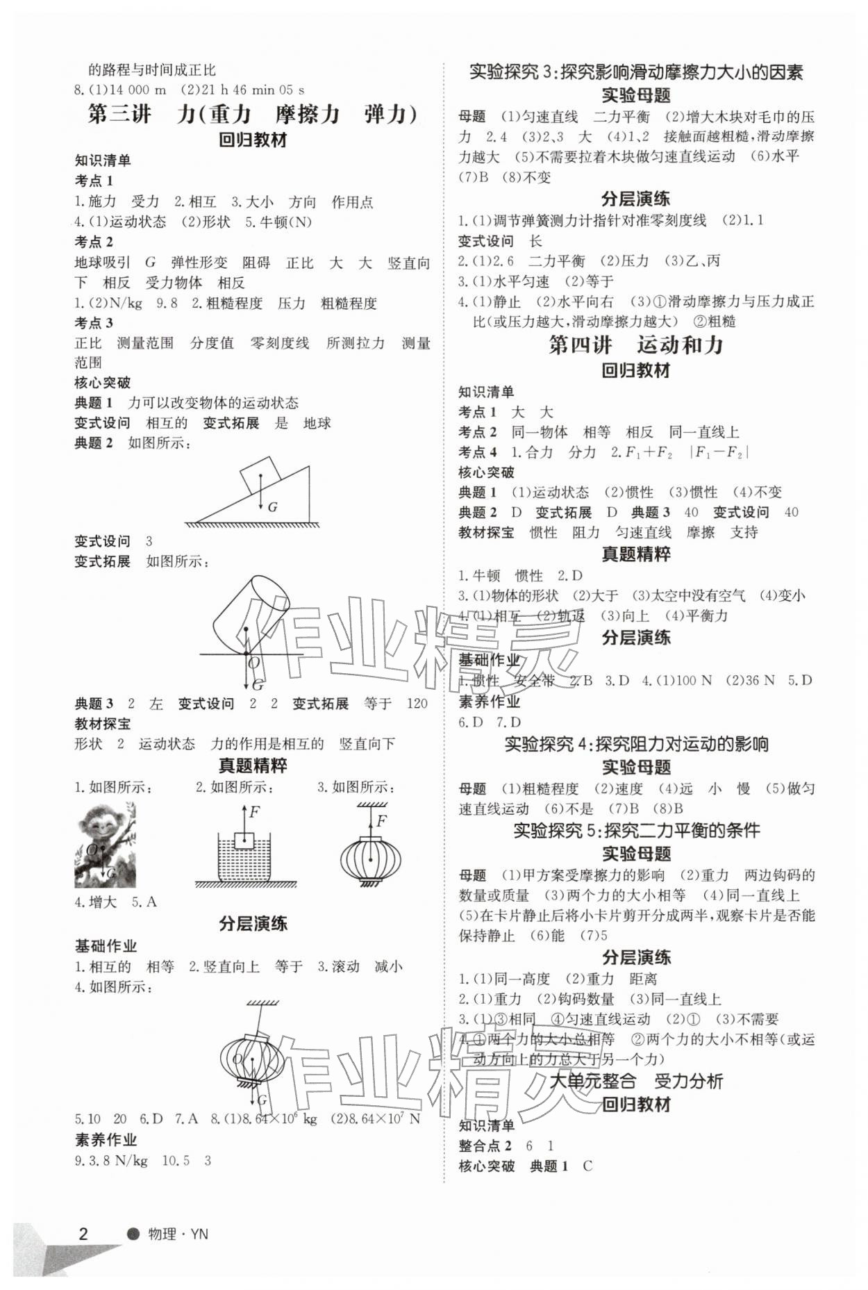 2026年考试辅导江西高校出版社物理云南专版&nbsp;第2页