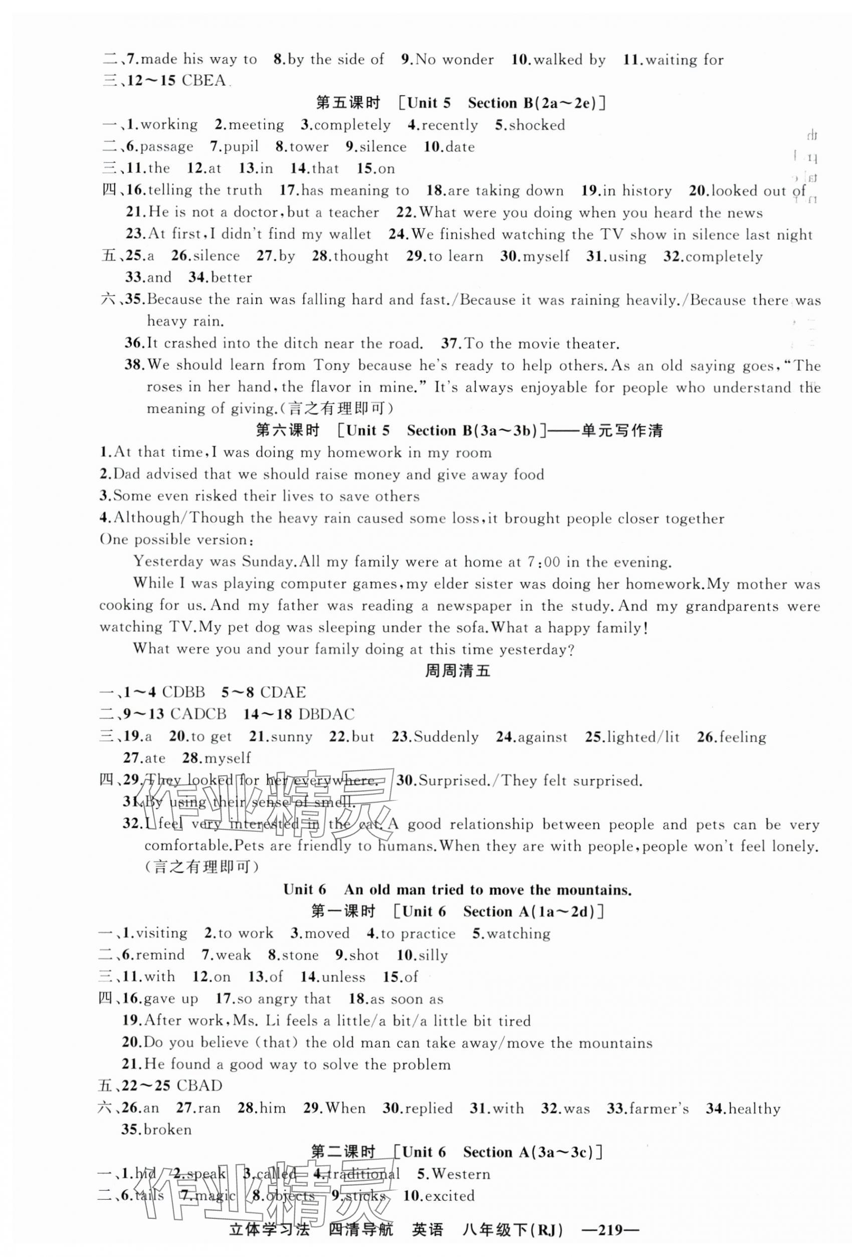 2025年四清导航八年级英语下册人教版辽宁专版 第7页