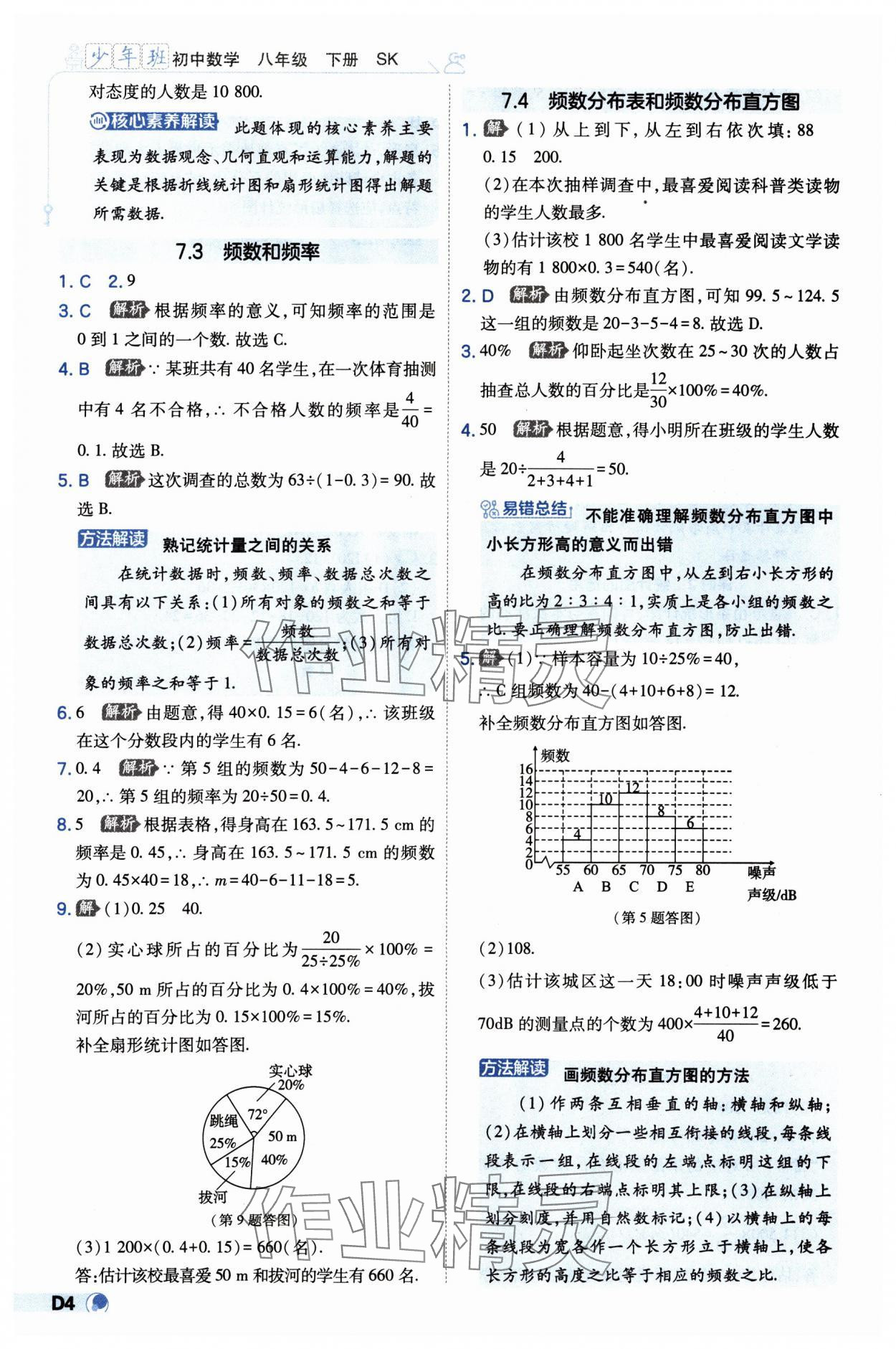 2025年少年班八年级数学下册苏科版 第4页