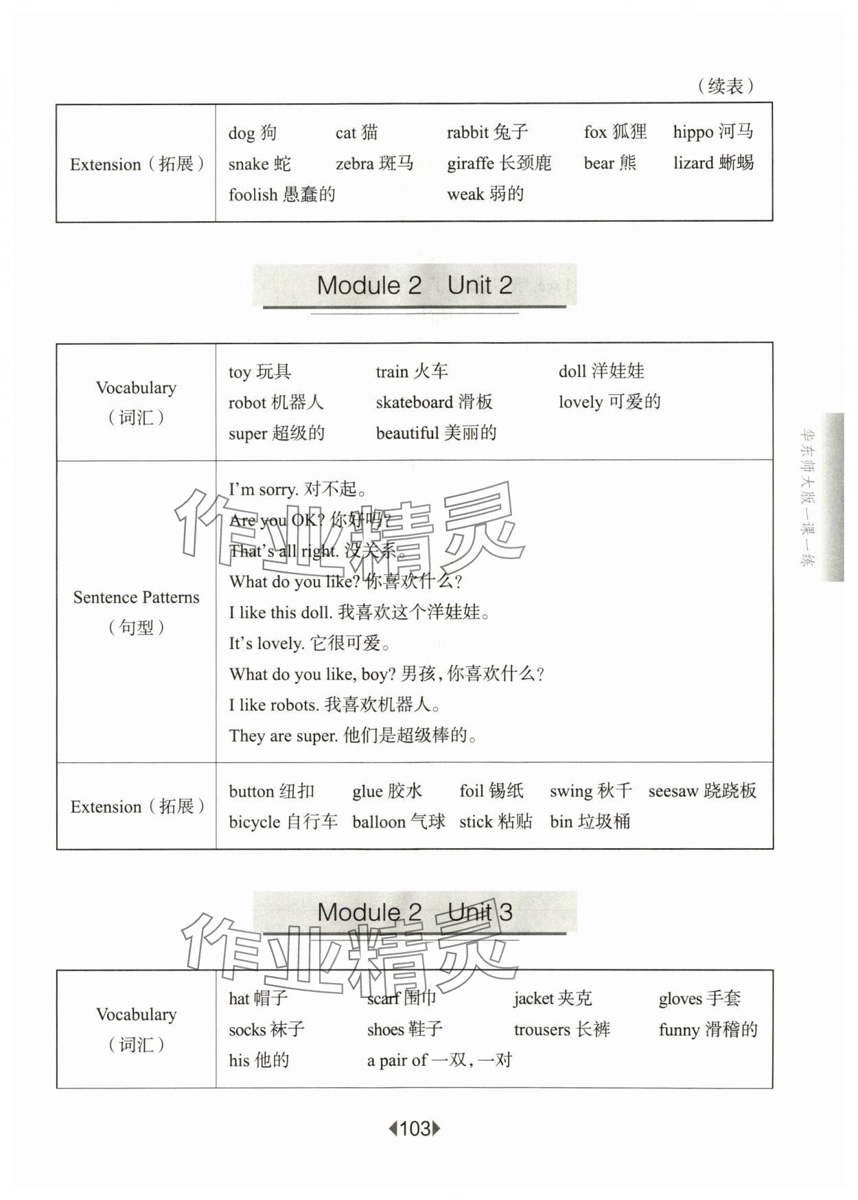 2024年華東師大版一課一練三年級英語下冊滬教版五四制 第3頁