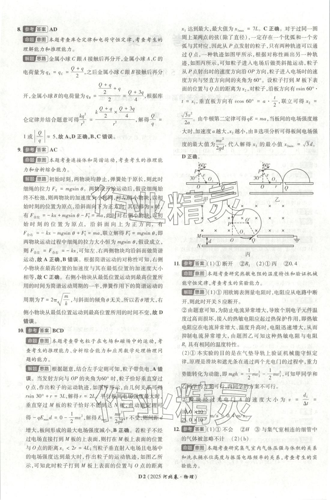 2026年新高考5年真題物理河北專版&nbsp;第2頁