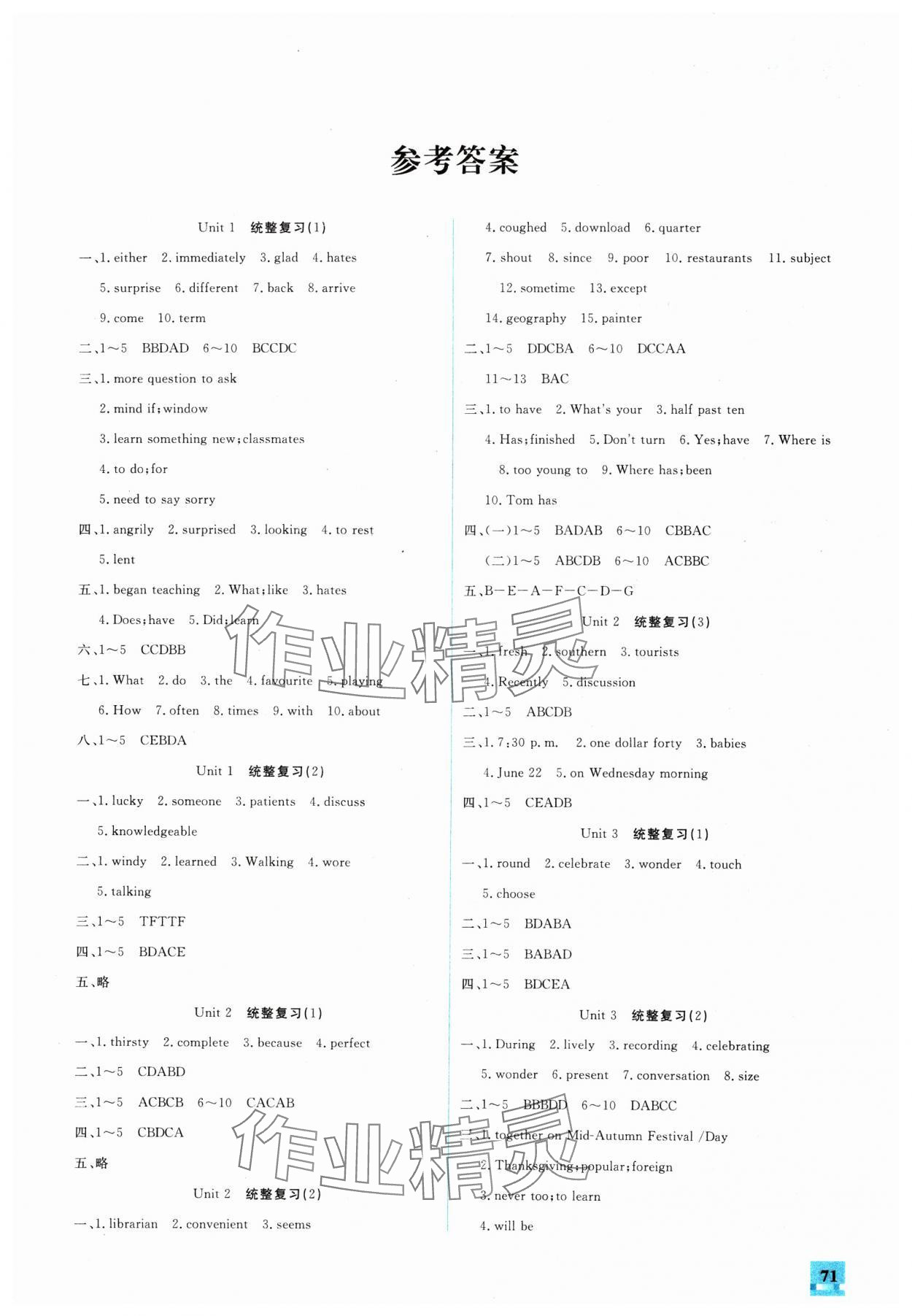 2025年名師講壇智趣冬令營八年級英語冀教版 第1頁