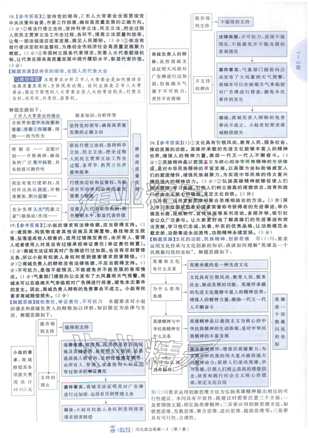 2026年金考卷优秀模拟试卷汇编45套道德与法治河北专版 第3页