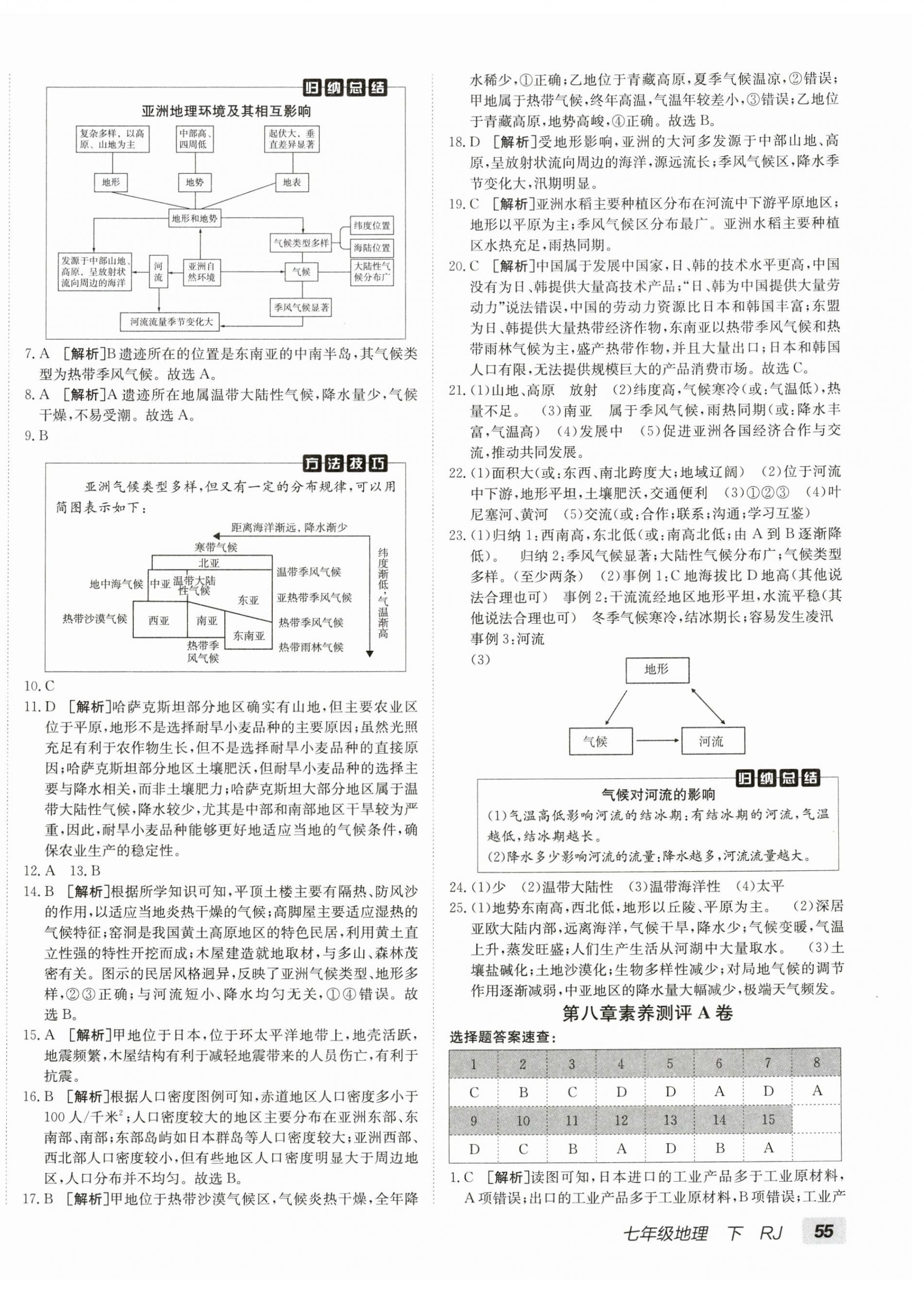 2026年海淀单元测试AB卷七年级地理下册人教版&nbsp;第2页