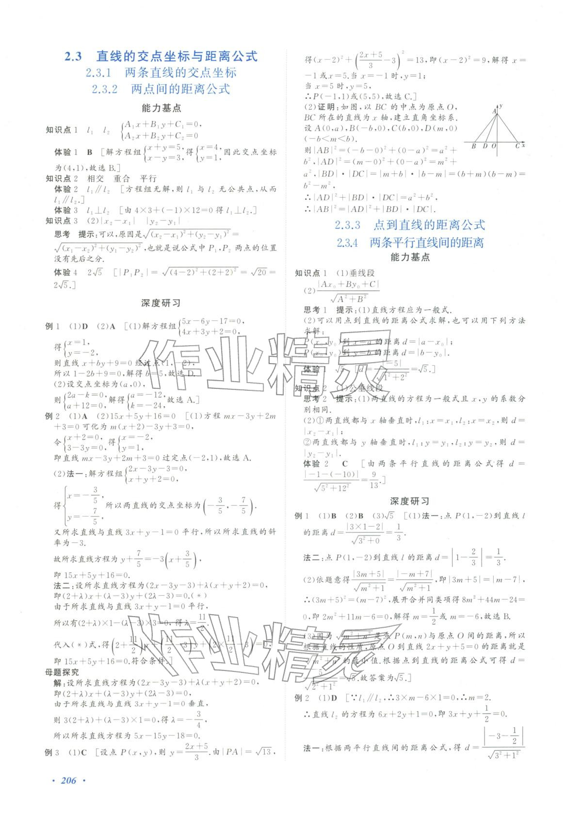 2025年基础训练湖南少年儿童出版社高中数学选择性必修第一册人教版&nbsp;第12页