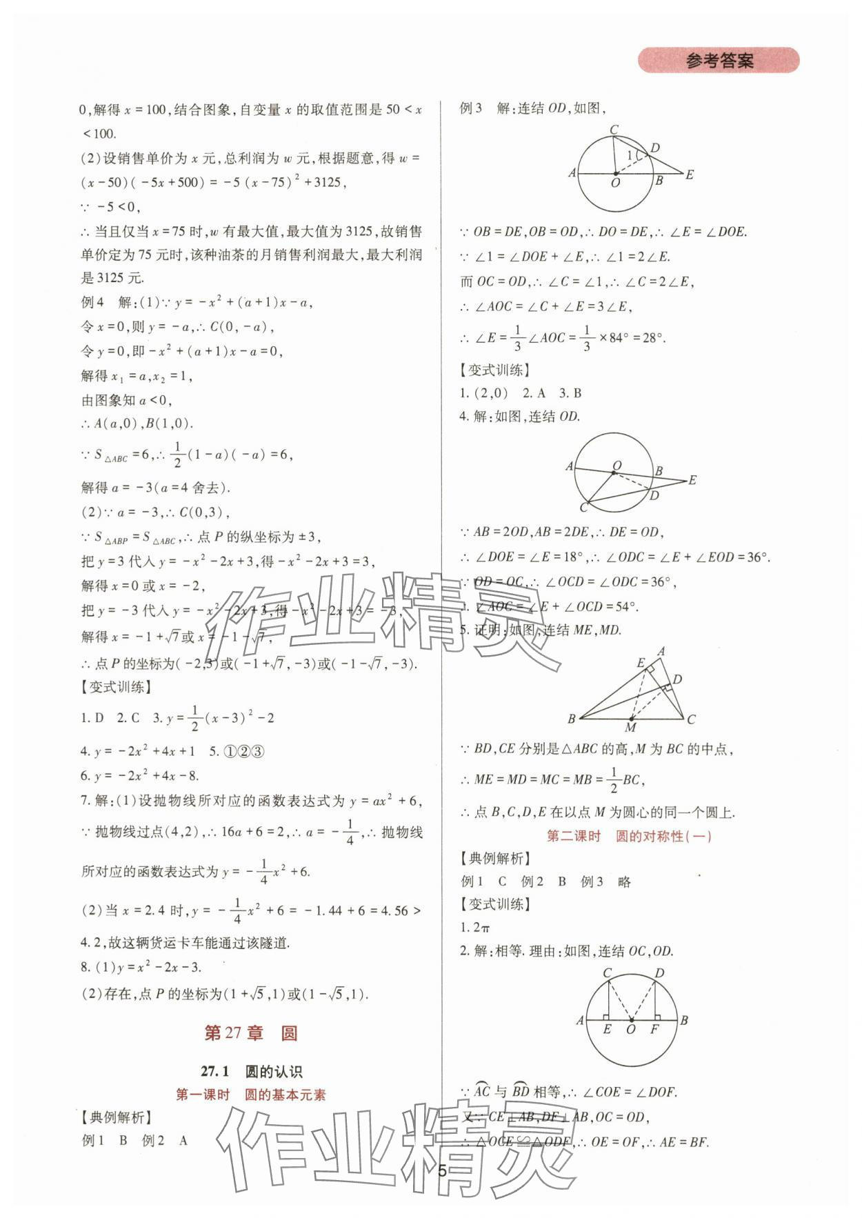 2024年新课程实践与探究丛书九年级数学下册华师大版 第5页