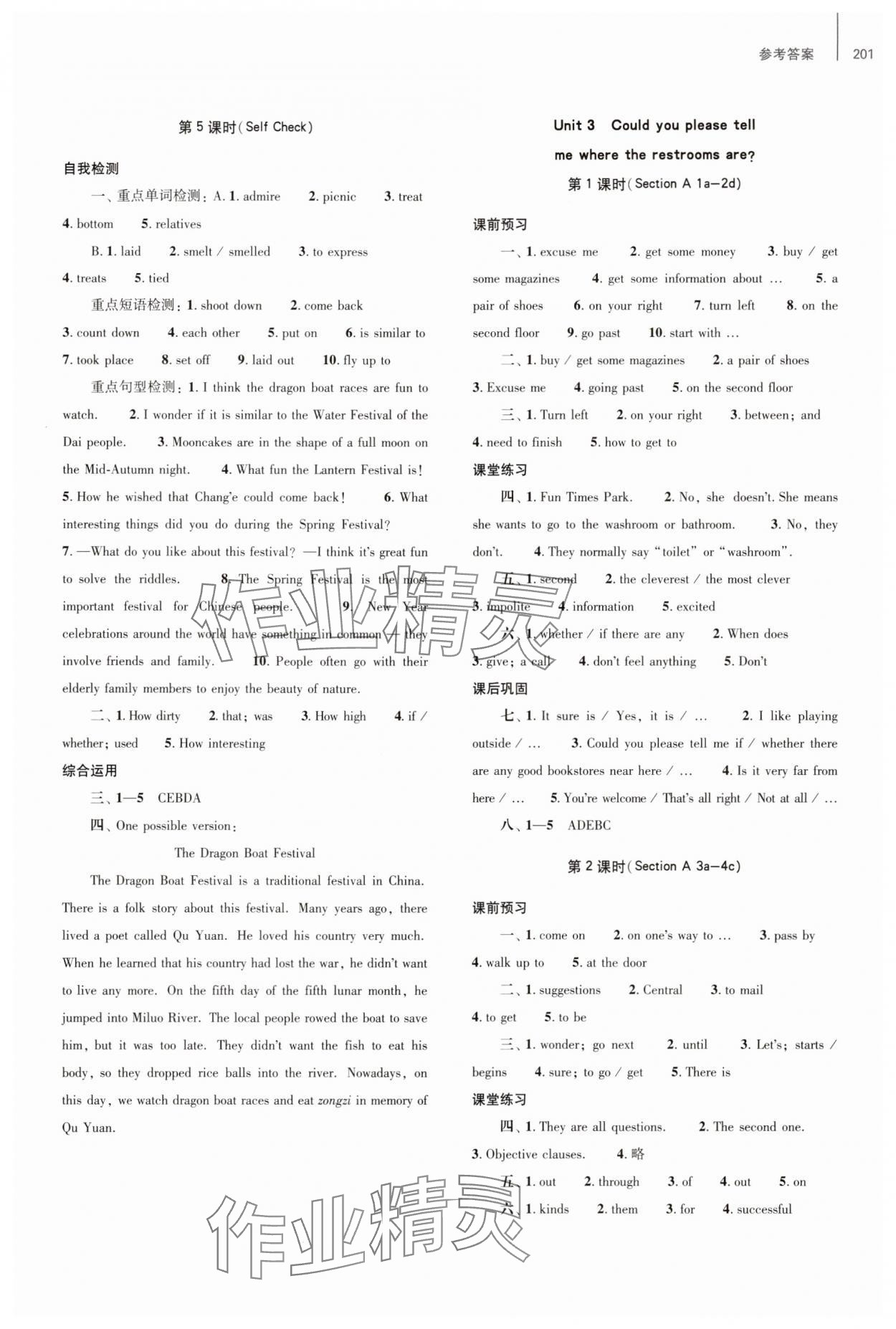 2025年同步練習(xí)冊大象出版社九年級英語全一冊人教版 參考答案第4頁