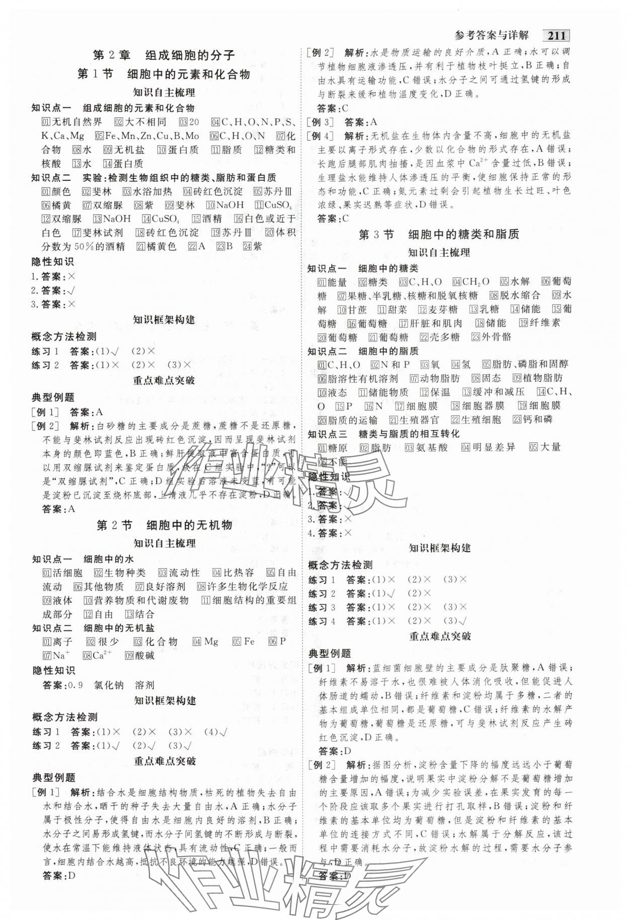 2025年金版教程高中新课程创新导学案高中生物必修1人教版 第2页
