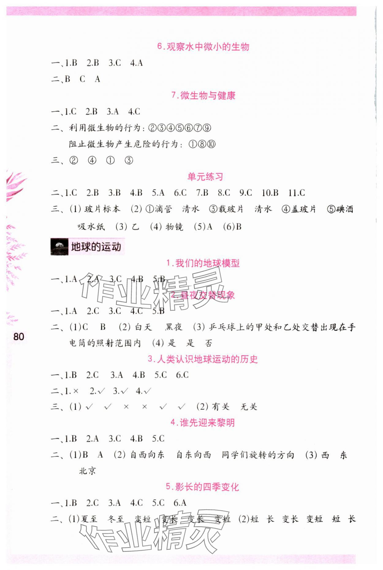 2023年學習與鞏固六年級科學上冊教科版 第2頁