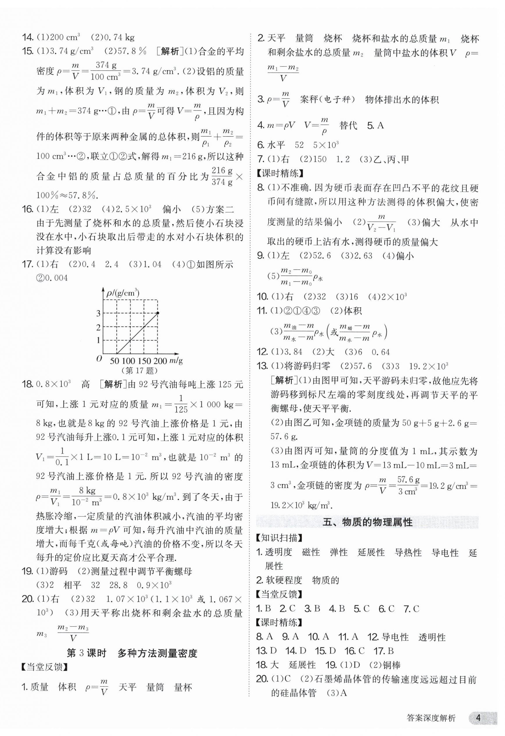 2024年課時(shí)訓(xùn)練八年級(jí)物理下冊(cè)蘇科版江蘇人民出版社 第4頁(yè)