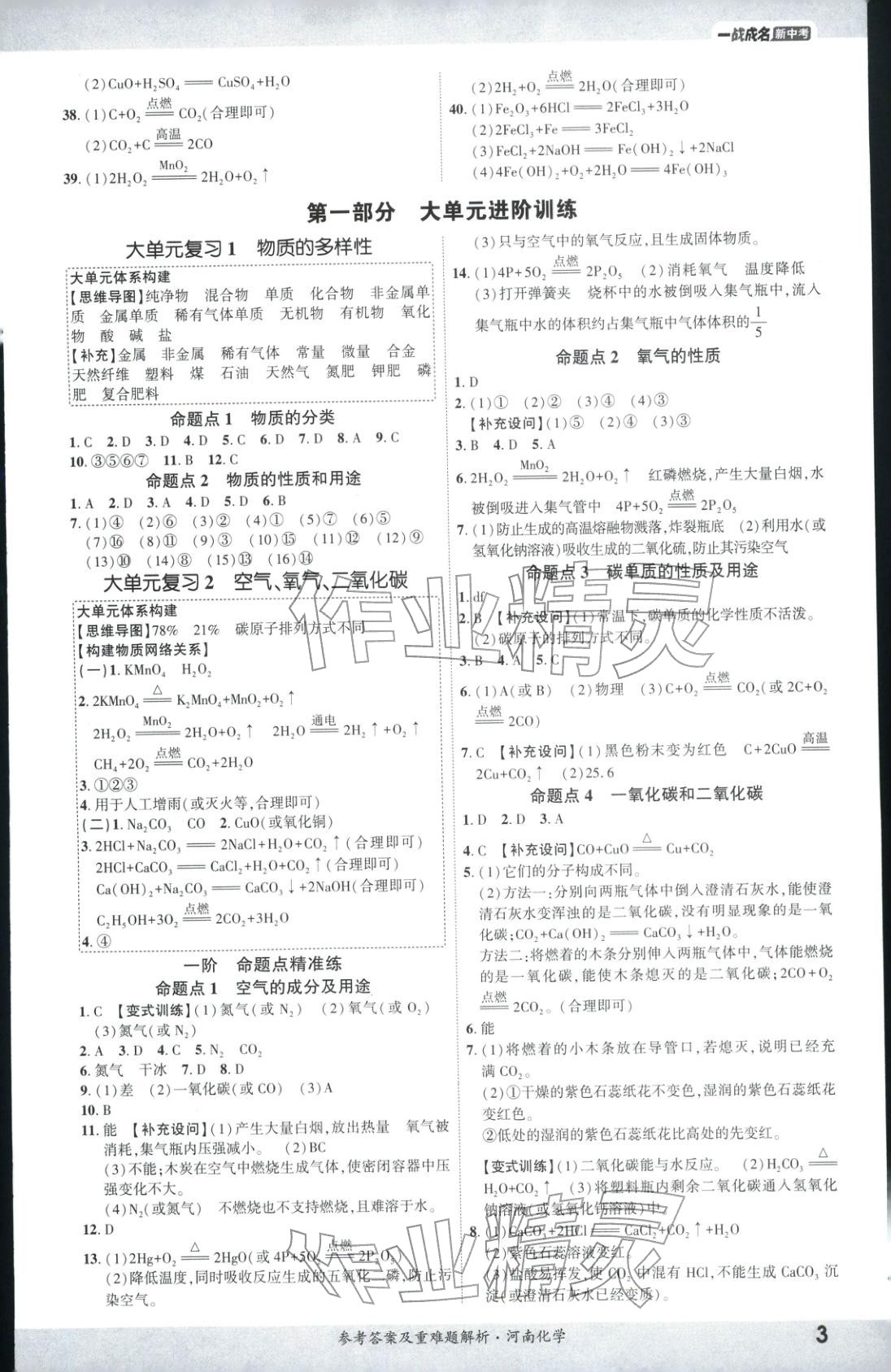2026年一战成名考前新方案化学河南专版 第2页