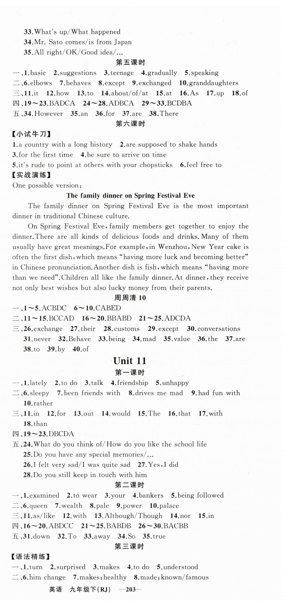 2024年四清導(dǎo)航九年級英語下冊人教版河南專版 第3頁