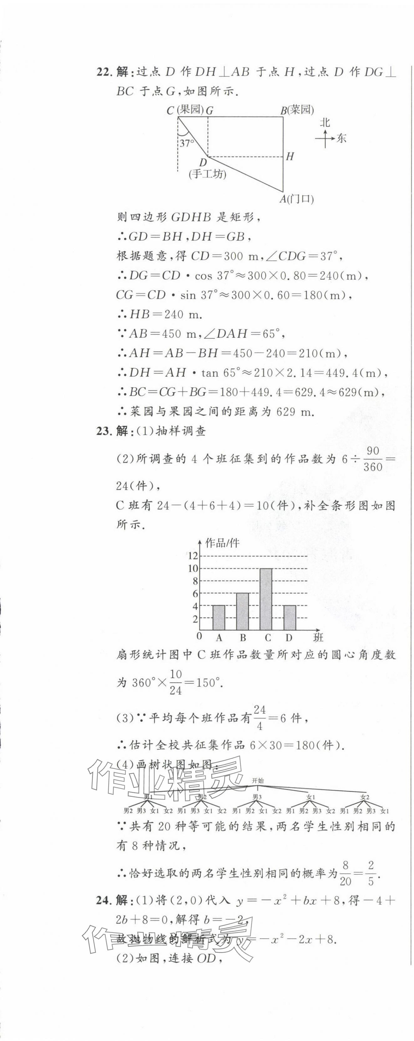 2025年青海中考全真模擬試卷數學 第17頁