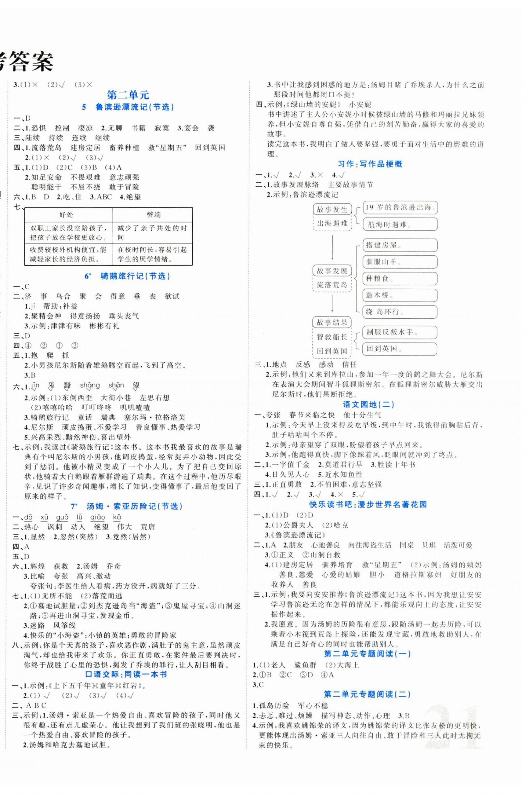 2025年黄冈新课堂六年级语文下册人教版 第2页