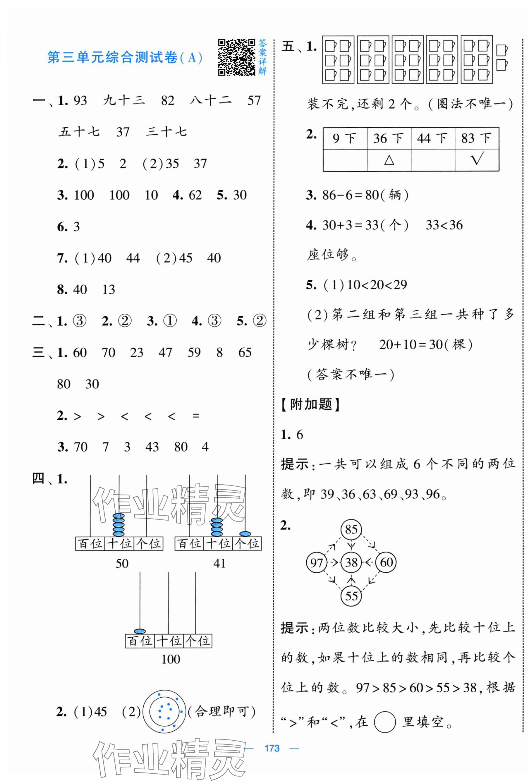 2025年學(xué)霸提優(yōu)大試卷一年級數(shù)學(xué)下冊人教版 第5頁