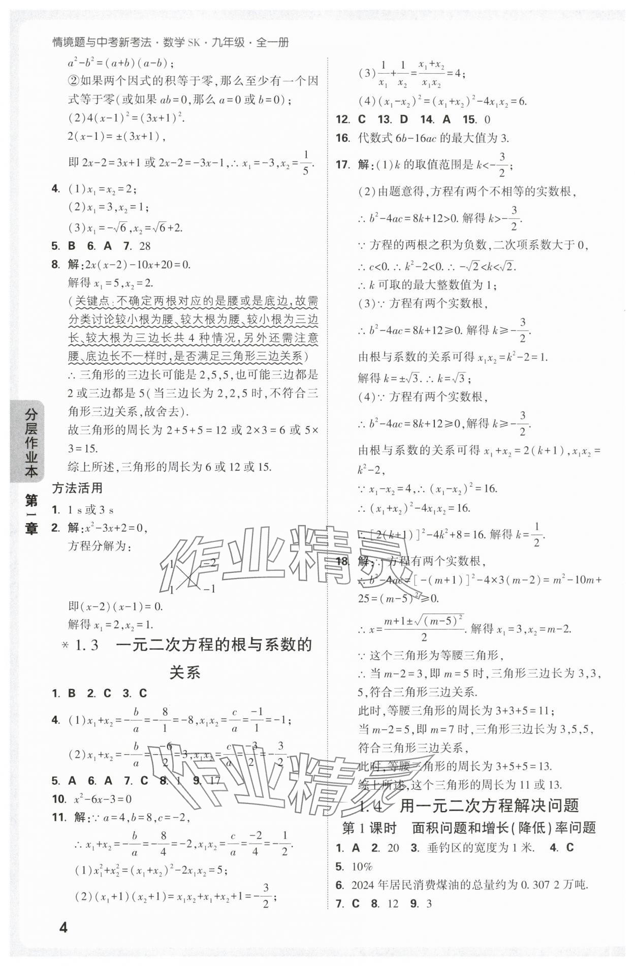 2025年萬唯中考情境題九年級數學全一冊蘇科版 第4頁