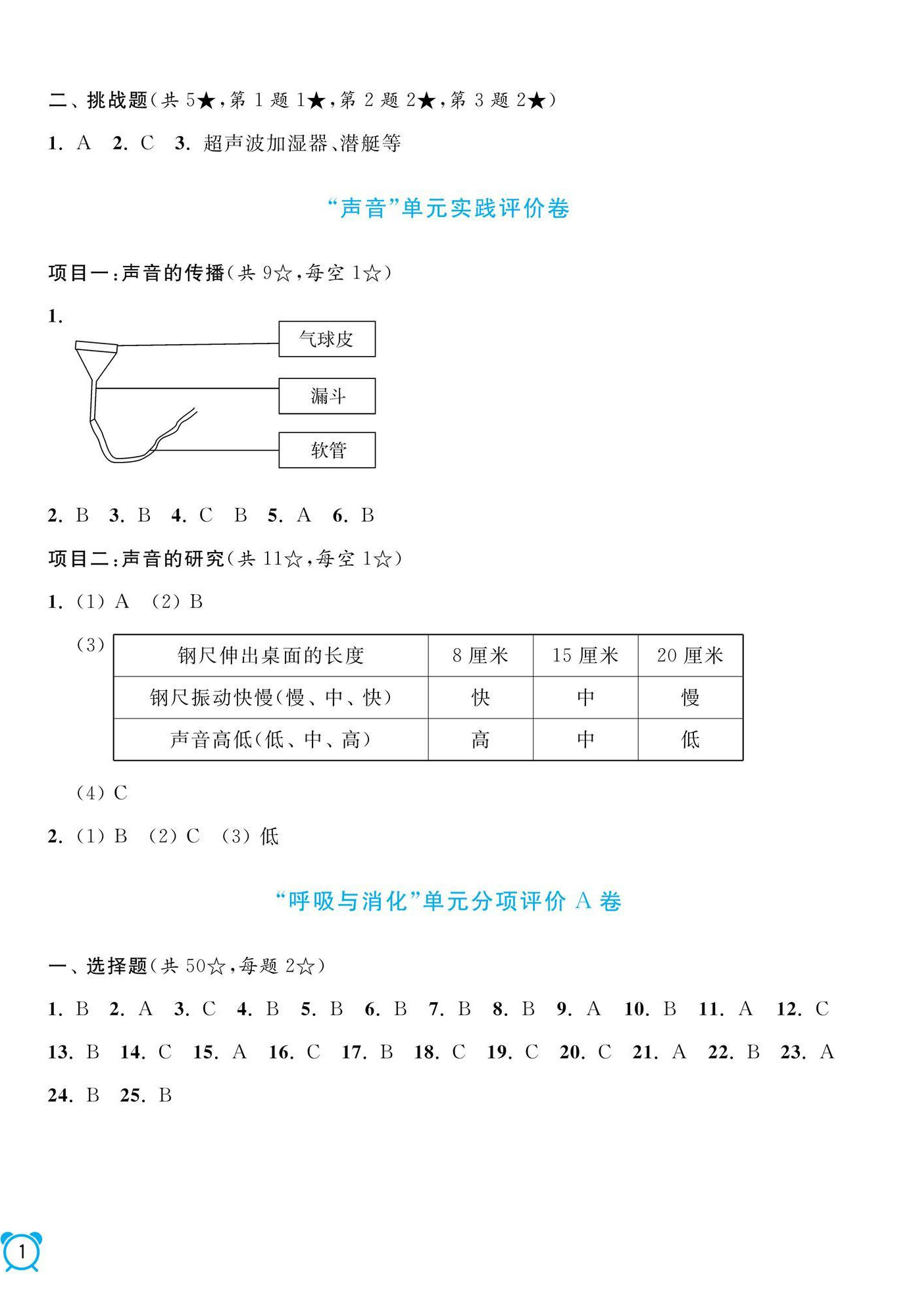 2025年单元加期末分项评价卷四年级科学上册教科版 第2页