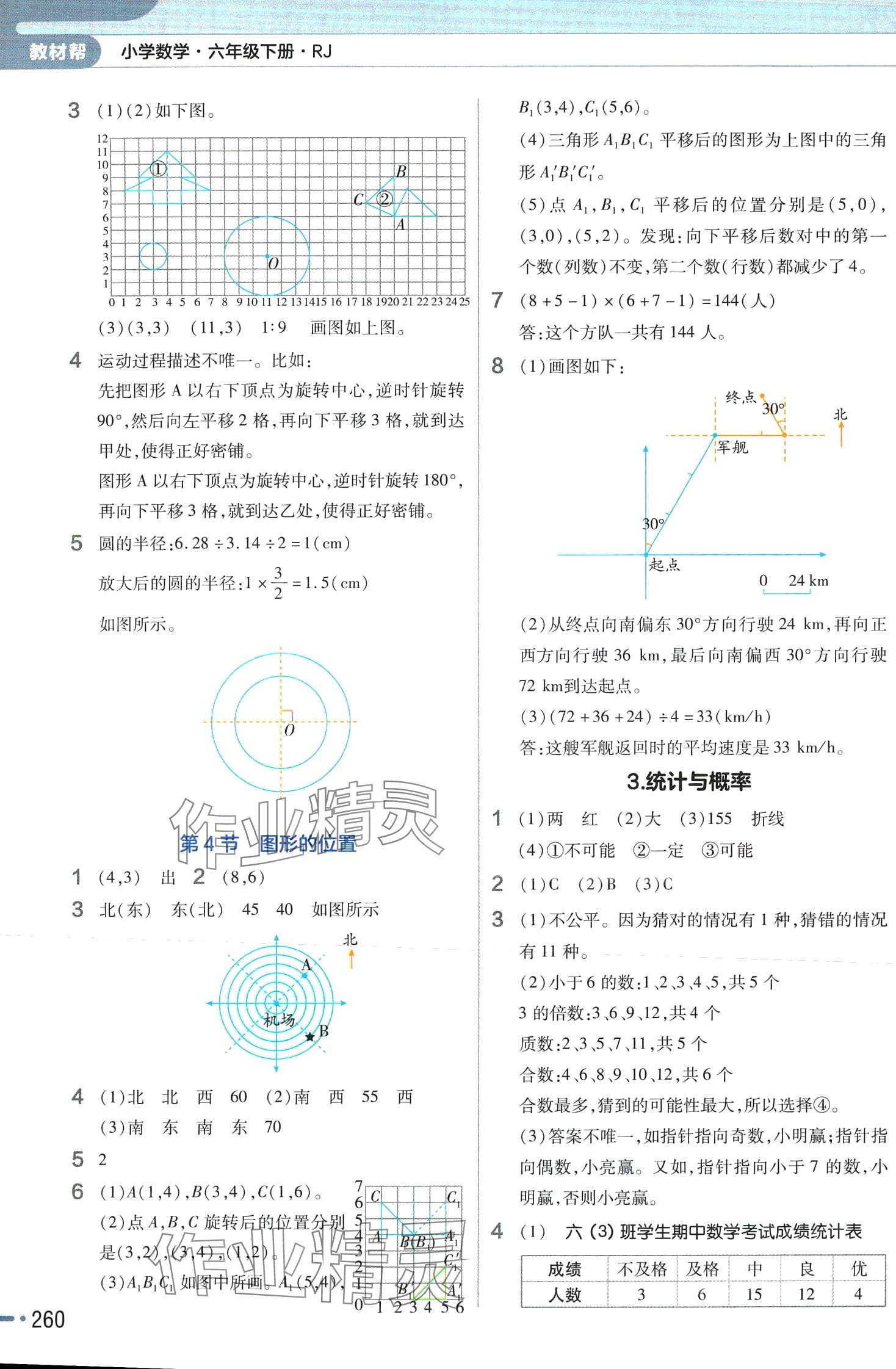 2024年教材幫六年級(jí)數(shù)學(xué)下冊(cè)人教版河南專(zhuān)版 參考答案第13頁(yè)