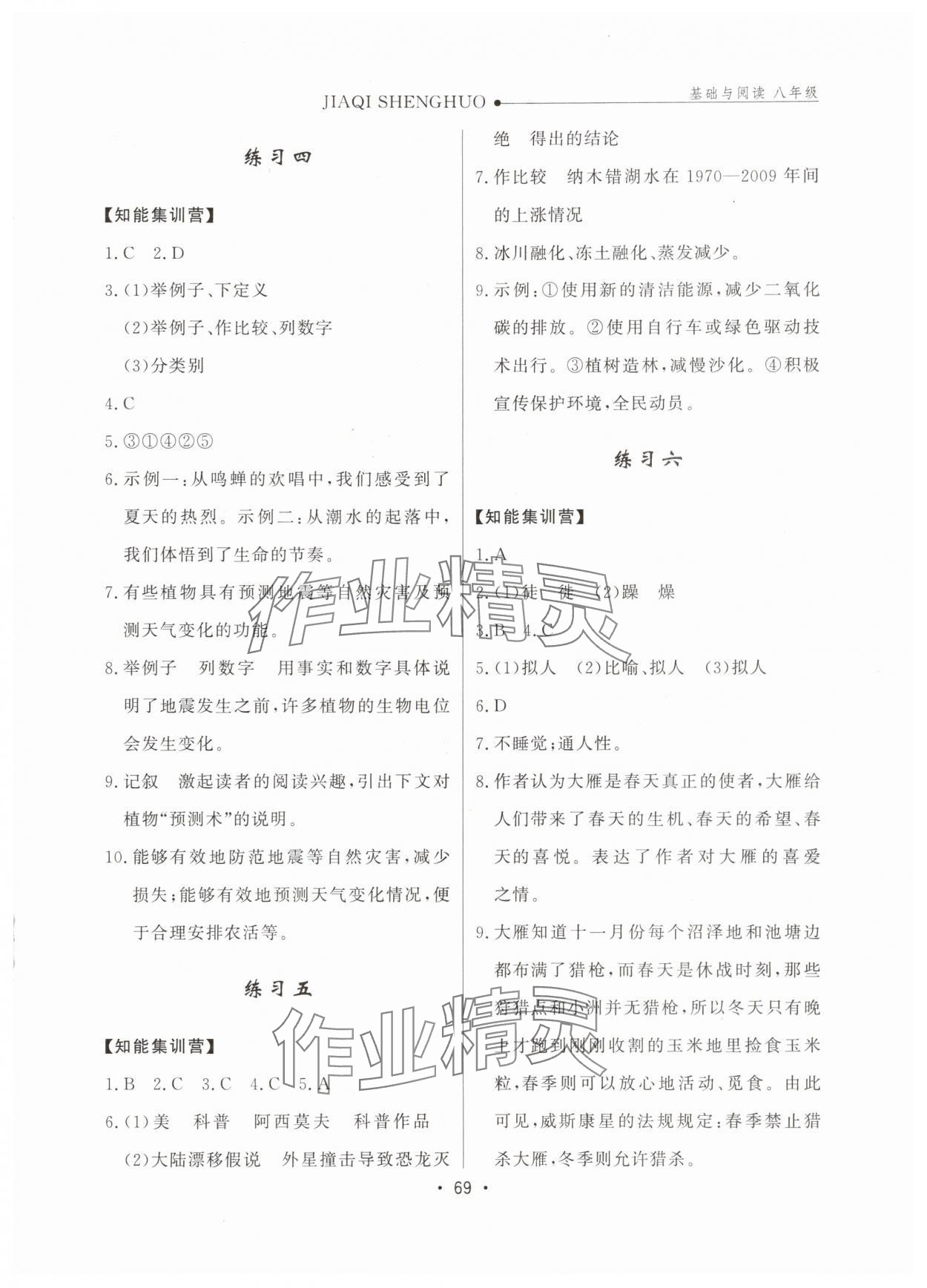 2025年假期生活暑假方圆电子音像出版社八年级语文 第3页