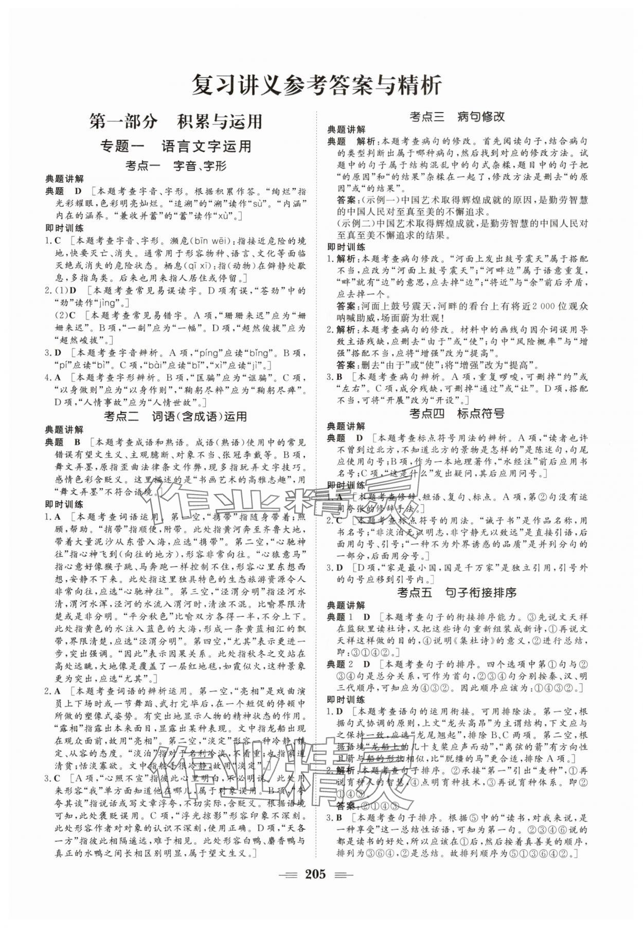 2025年初中總復習山東教育出版社語文 第1頁