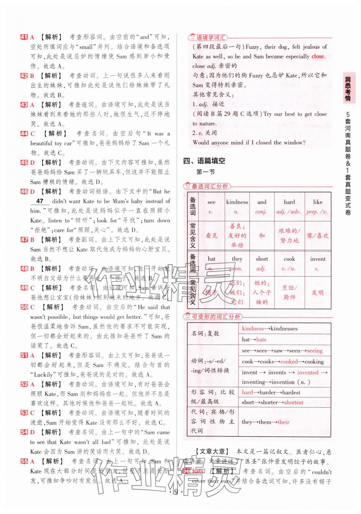 2025年鼎成中考河南中考真題匯編英語(yǔ)中考 第9頁(yè)
