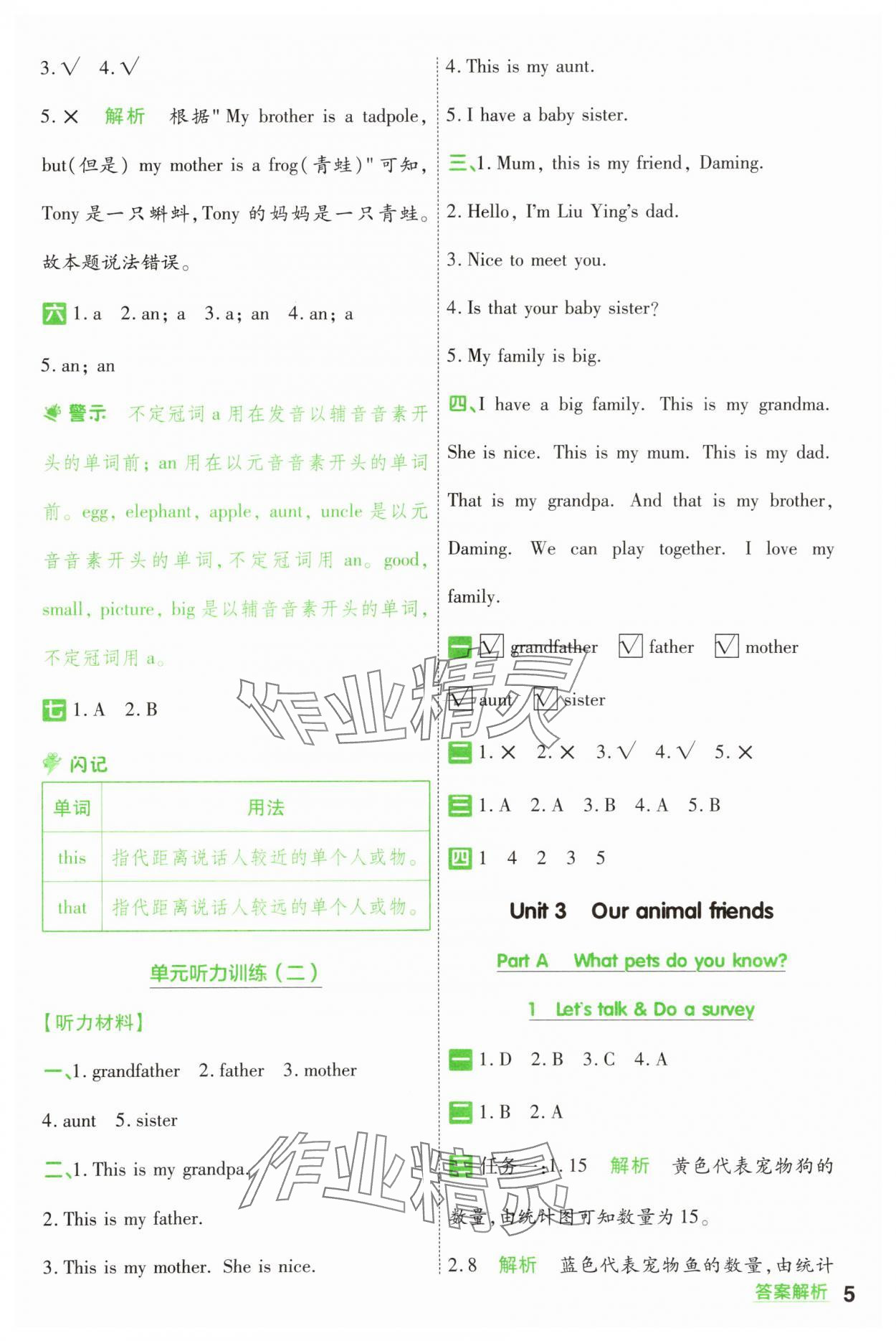 2025年一遍過(guò)三年級(jí)英語(yǔ)上冊(cè)人教版 第5頁(yè)