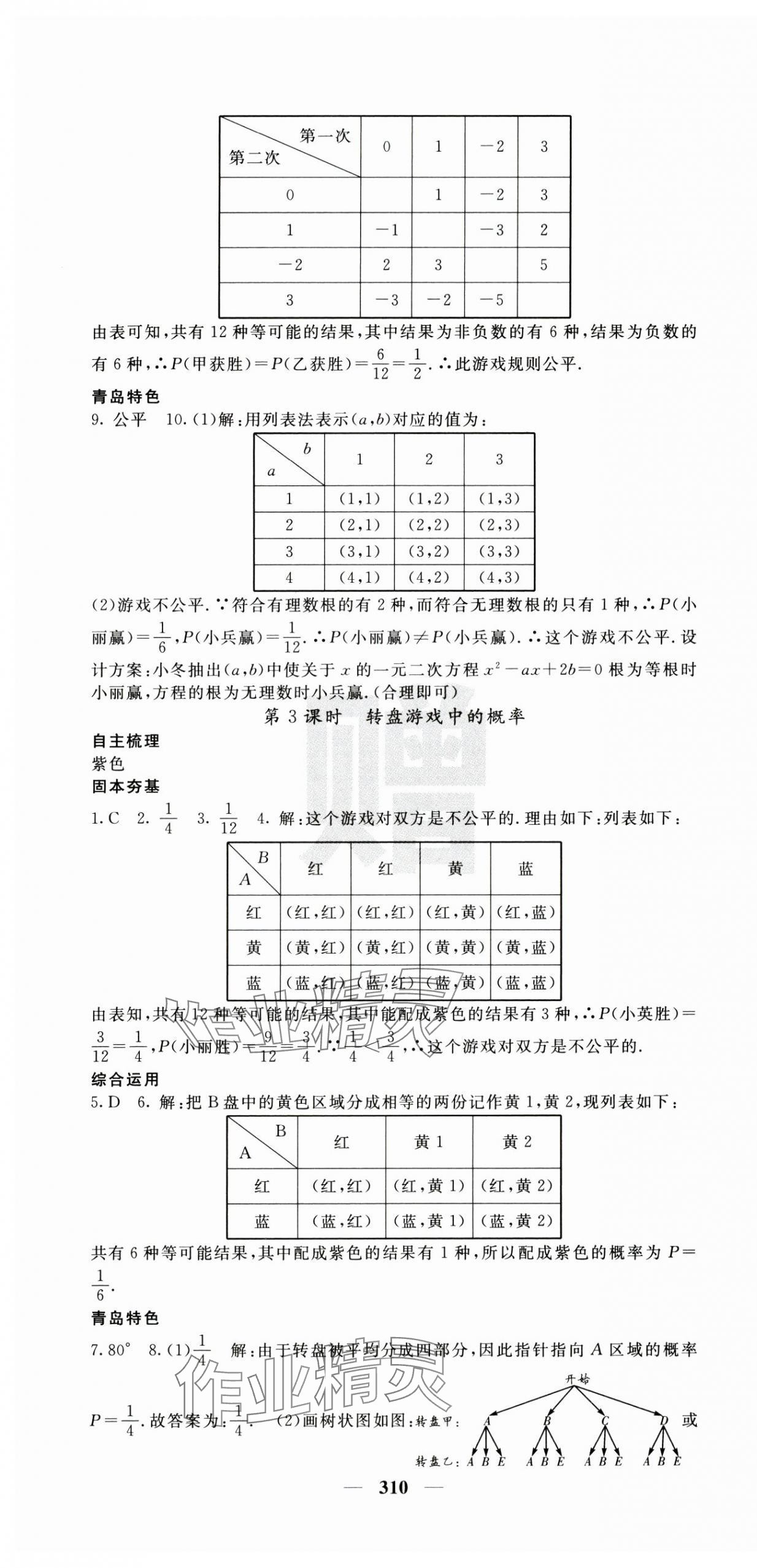 2024年名校課堂內(nèi)外九年級數(shù)學(xué)全一冊北師大版青島專版 第13頁