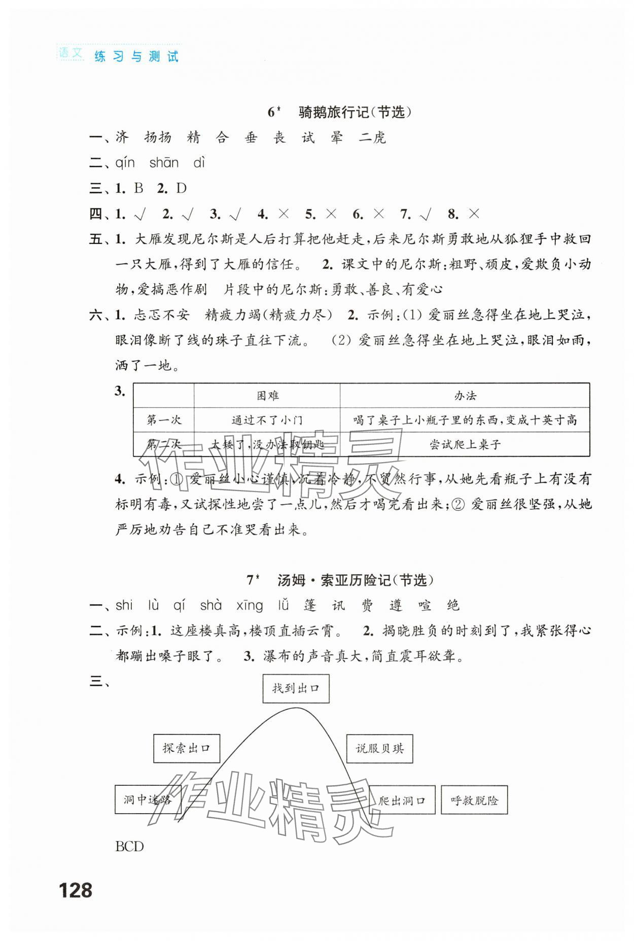 2025年練習(xí)與測試六年級(jí)語文下冊(cè)人教版陜西專版 第4頁