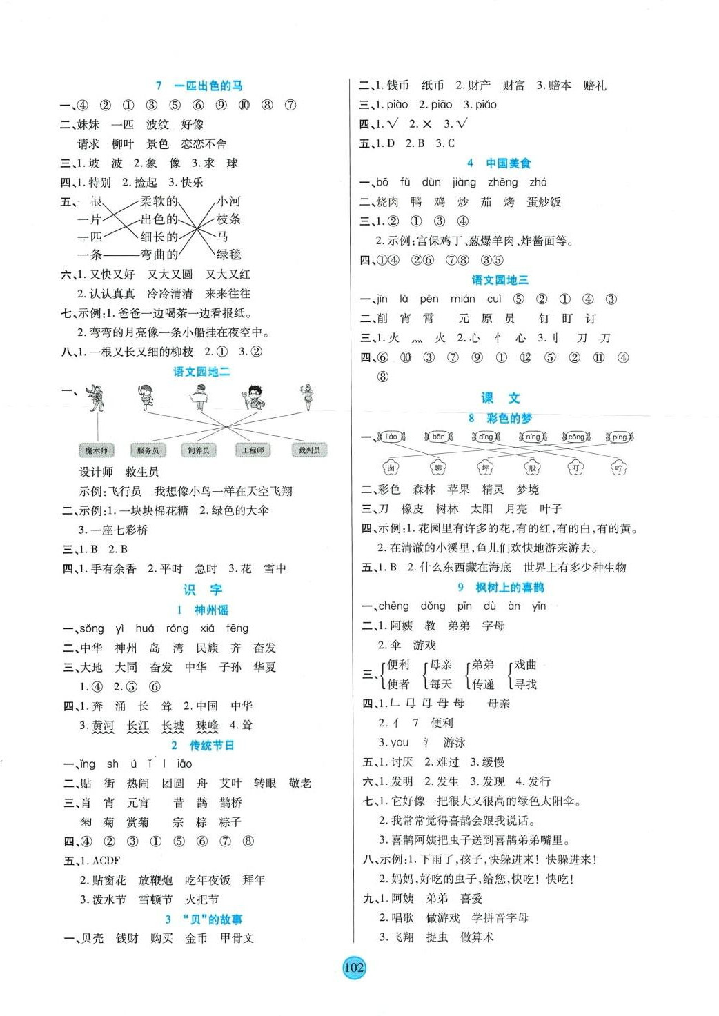 2024年云頂課堂二年級語文下冊人教版 第2頁