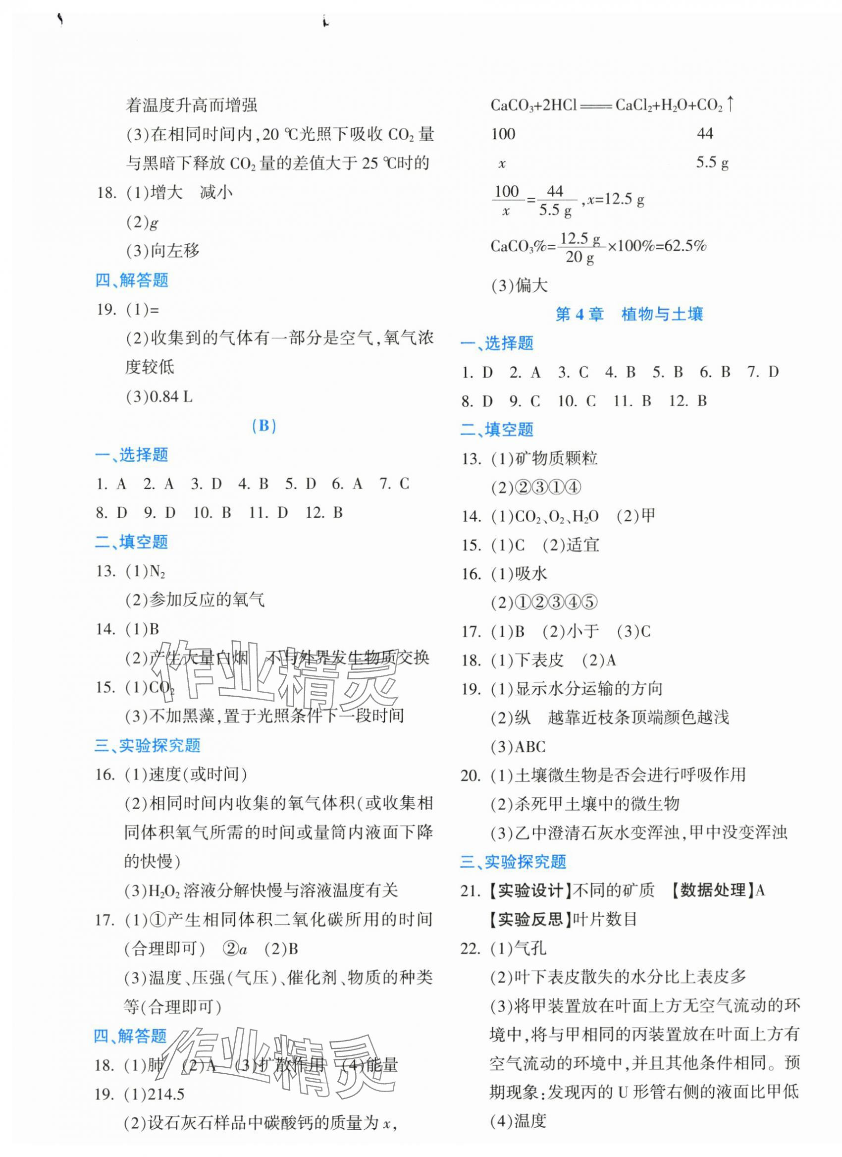 2025年初中全程階段測評卷八年級科學(xué)下冊浙教版 第5頁