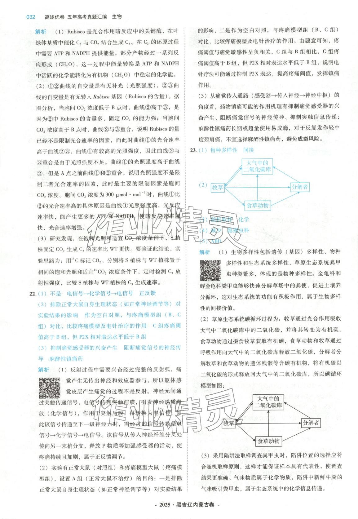 2026年五年高考真题汇编高中生物&nbsp;第32页