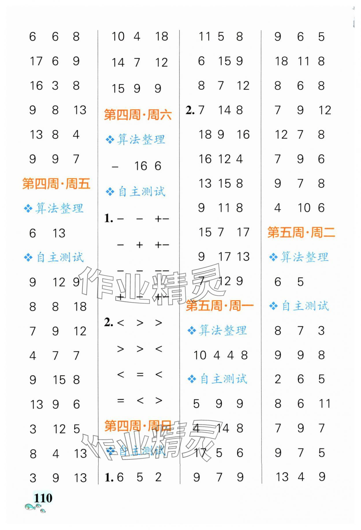 2024年小學學霸天天計算一年級數(shù)學下冊人教版廣東專版&nbsp;第6頁