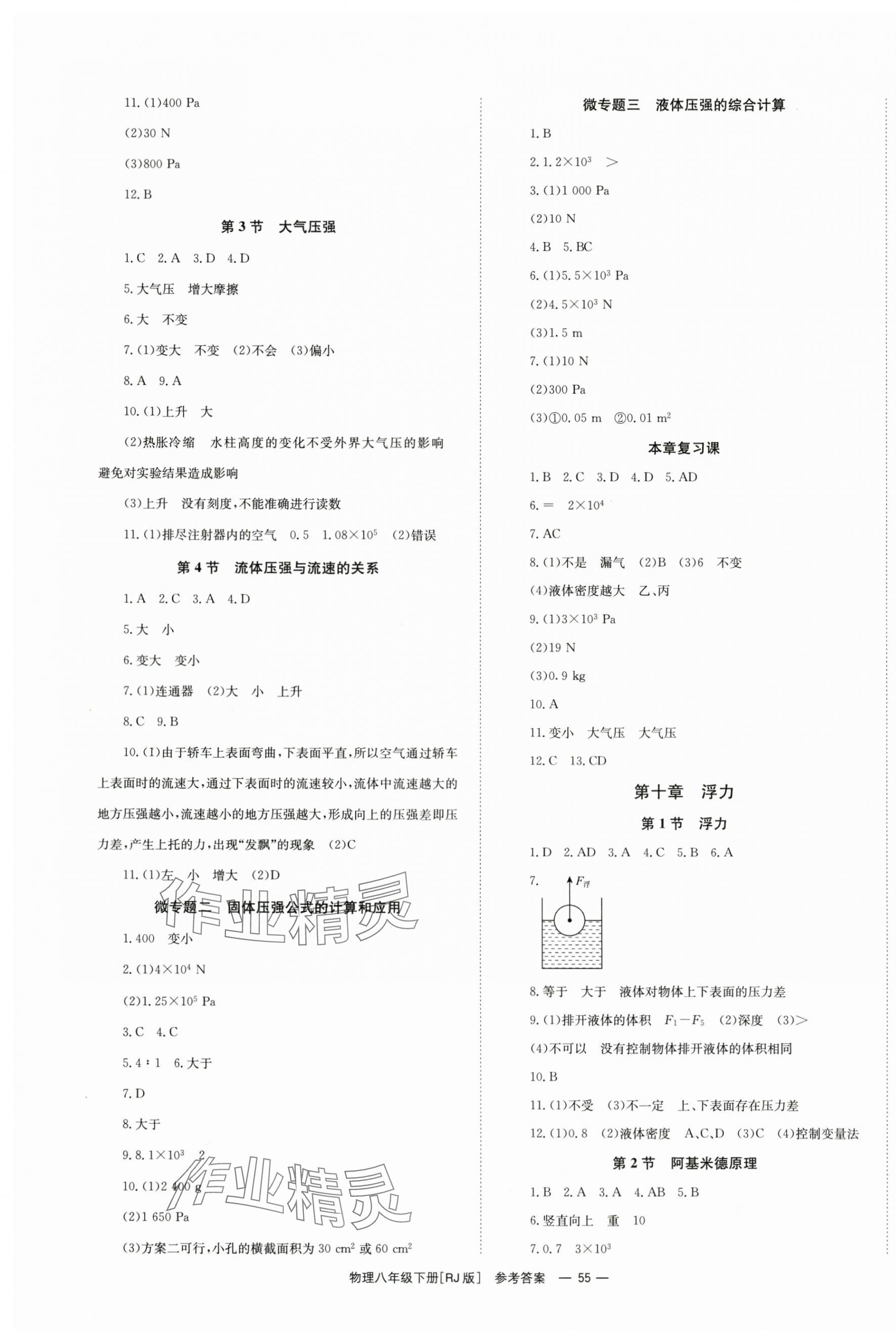 2024年全效學(xué)習(xí)同步學(xué)練測(cè)八年級(jí)物理下冊(cè)人教版 第3頁(yè)