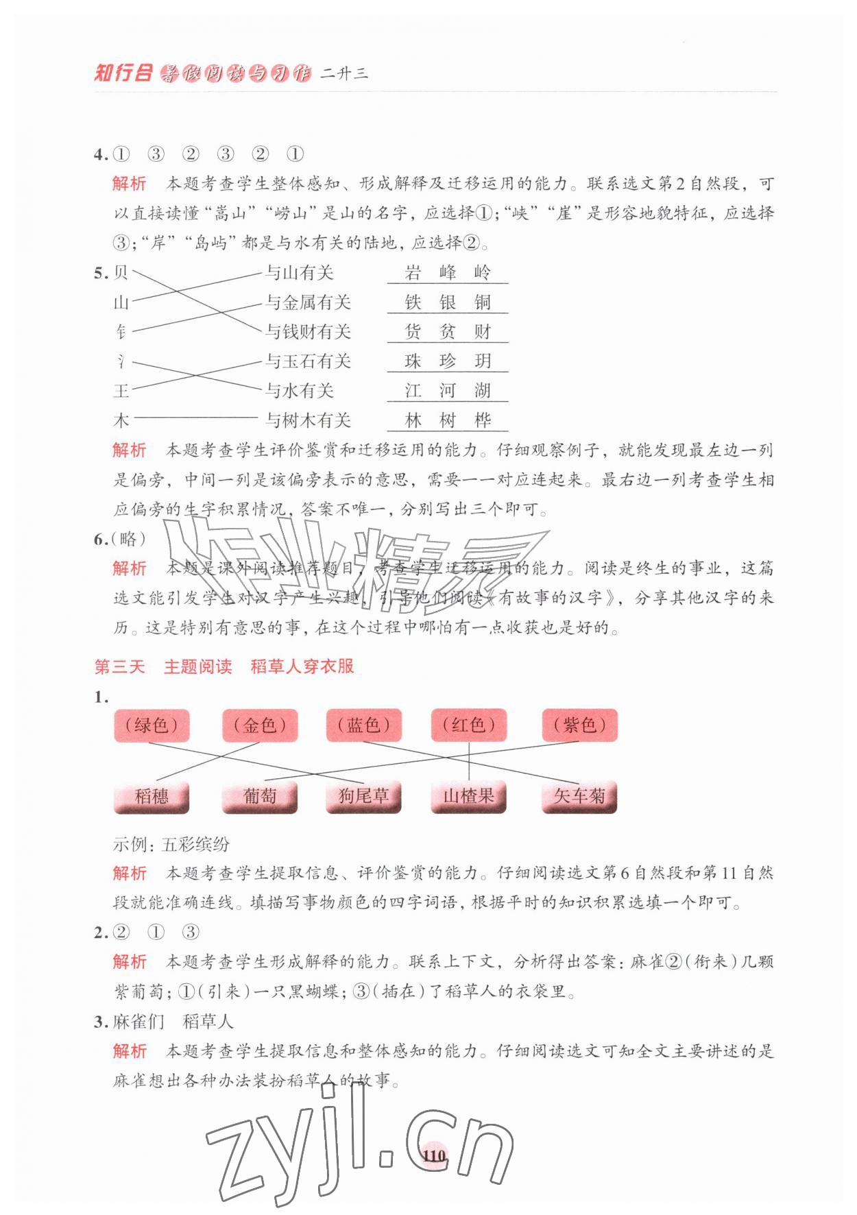 2026年知行合暑假阅读与习作浙江科学技术出版社二升三&nbsp;第2页