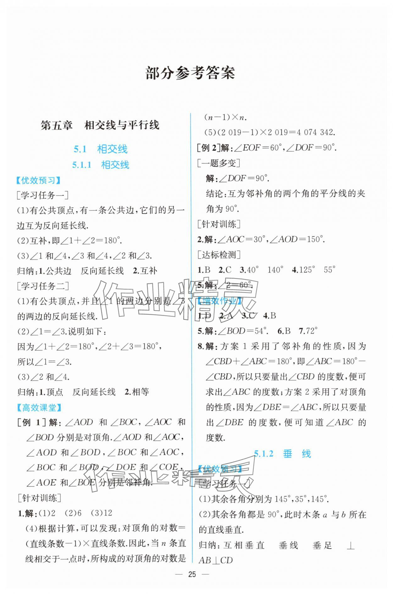 2024年人教金学典同步解析与测评七年级数学下册人教版云南专版 第1页