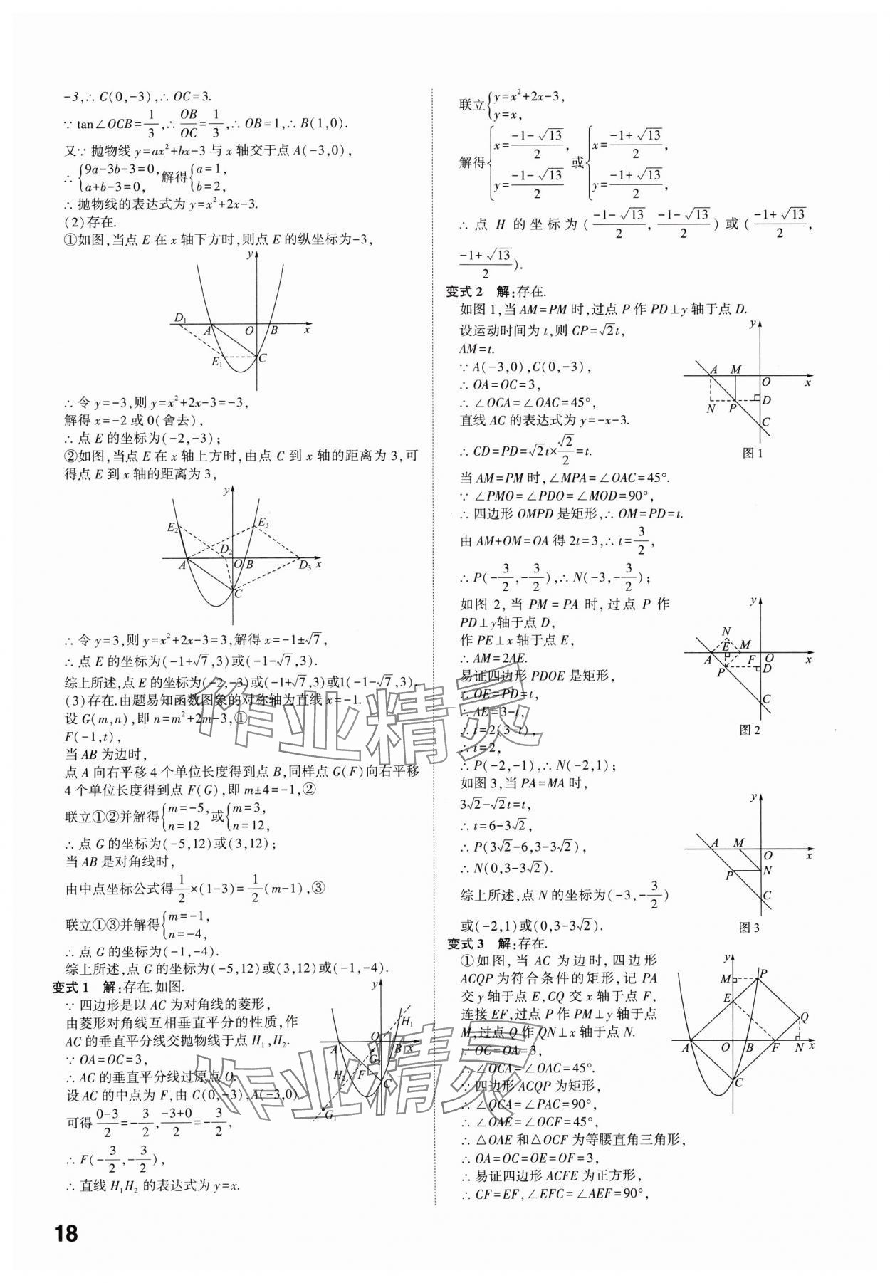 2025年學(xué)考傳奇數(shù)學(xué)中考濟(jì)南專版 參考答案第17頁