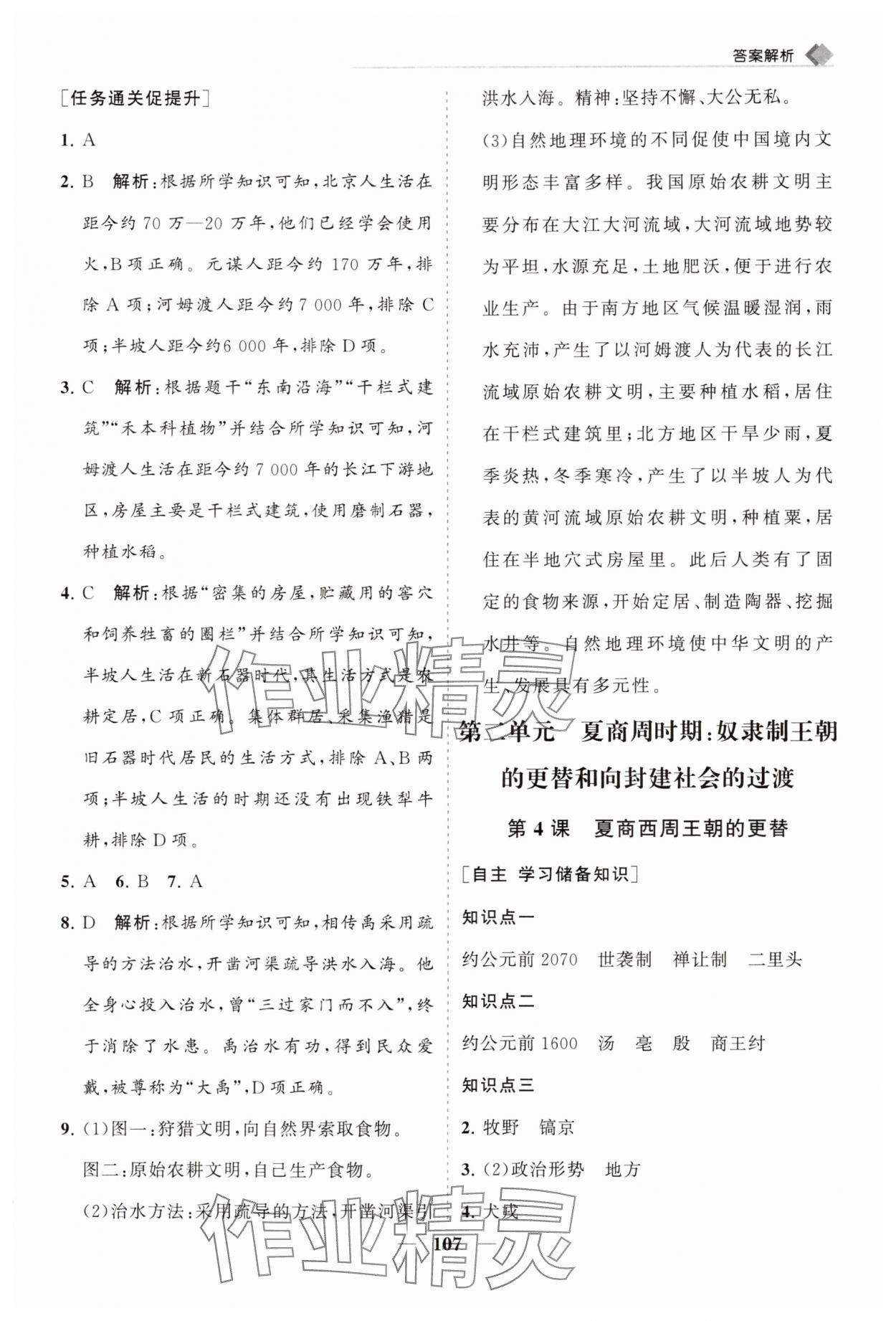 2025年新課程同步練習(xí)冊七年級歷史上冊人教版 第5頁