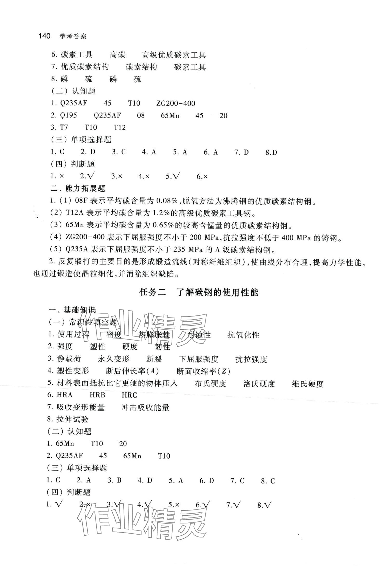 2024年數(shù)控加工機械基礎(chǔ)練習(xí)冊高等教育出版社 第2頁