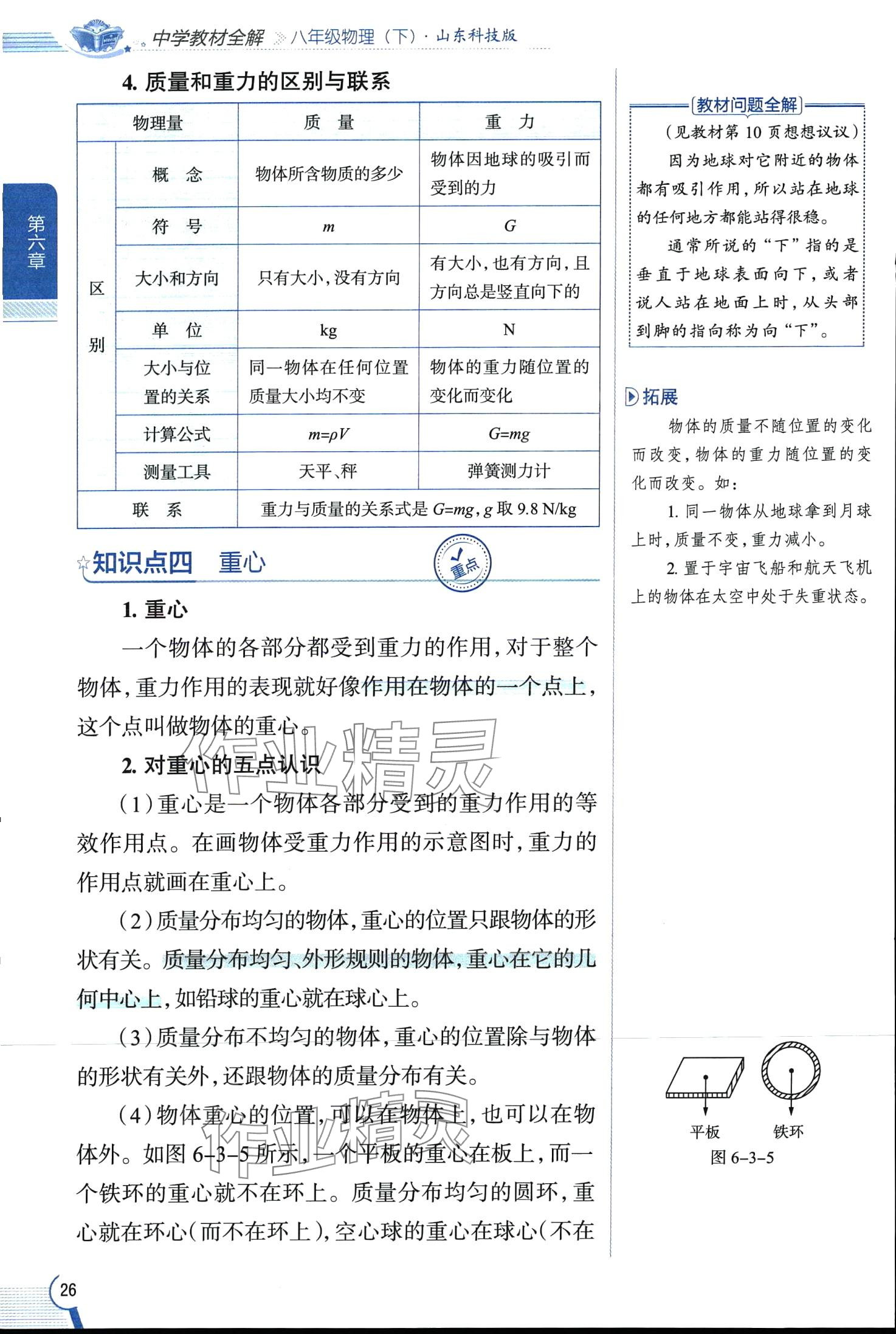 2024年教材全解八年級(jí)物理下冊(cè)魯科版五四制 第26頁