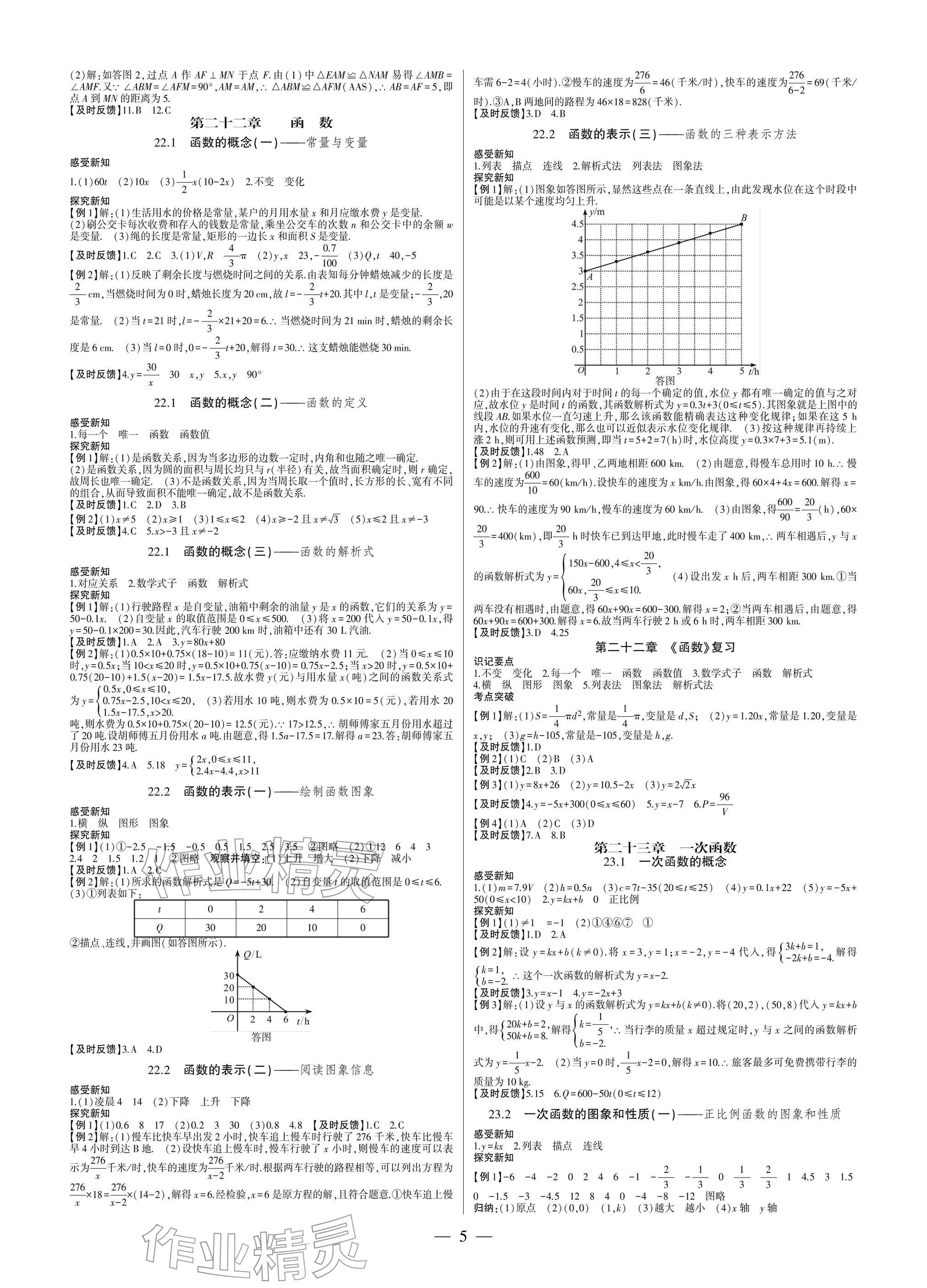 2026年巅峰对决八年级数学下册人教版&nbsp;参考答案第5页
