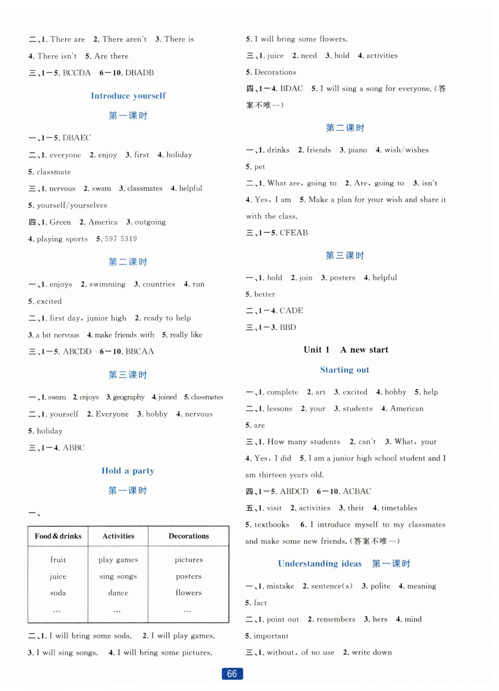 2024年精準(zhǔn)學(xué)與練七年級英語上冊外研版 第2頁