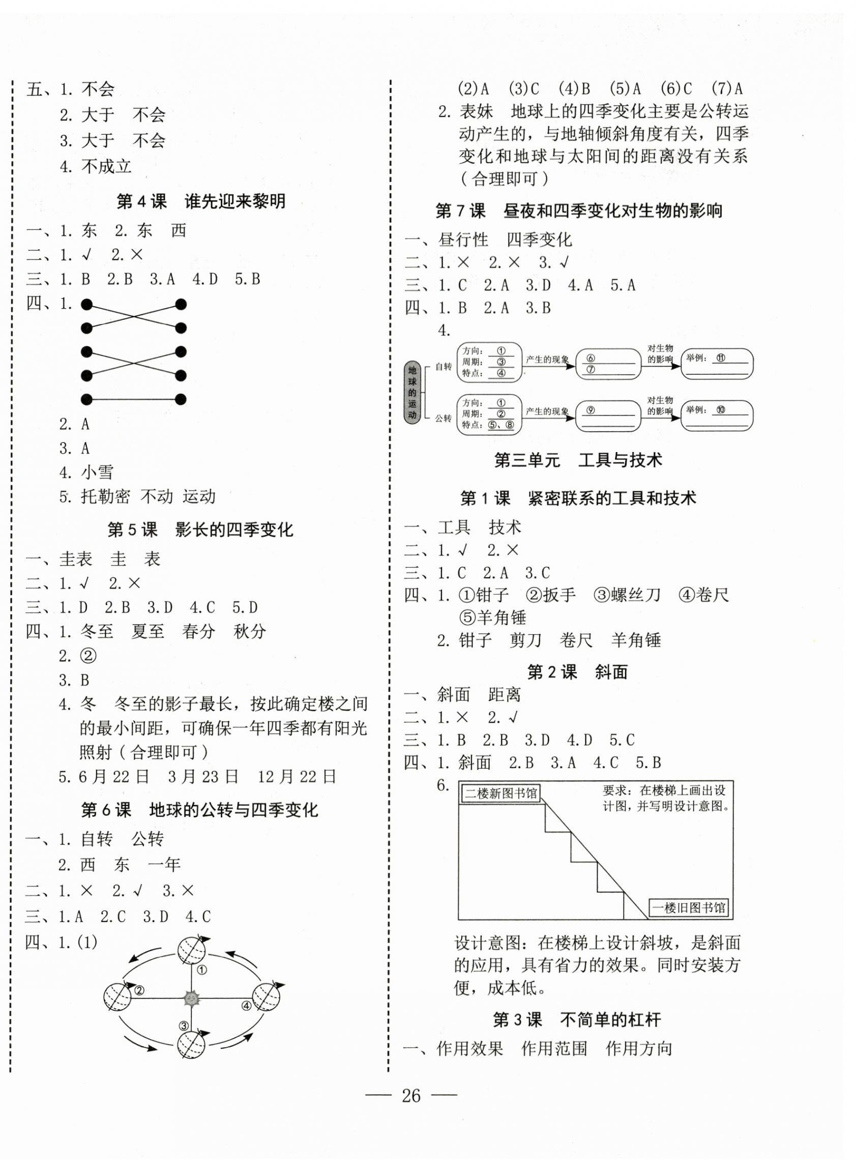 2025年科学速记大通关六年级上册教科版 第2页